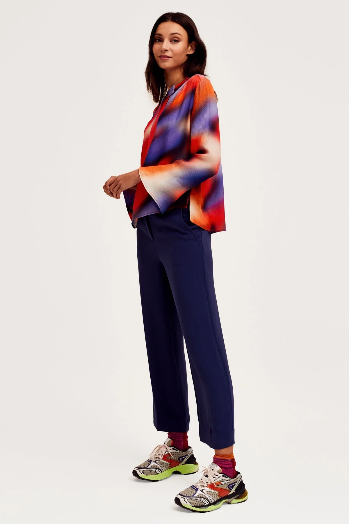 Saledo Top in Multi Print