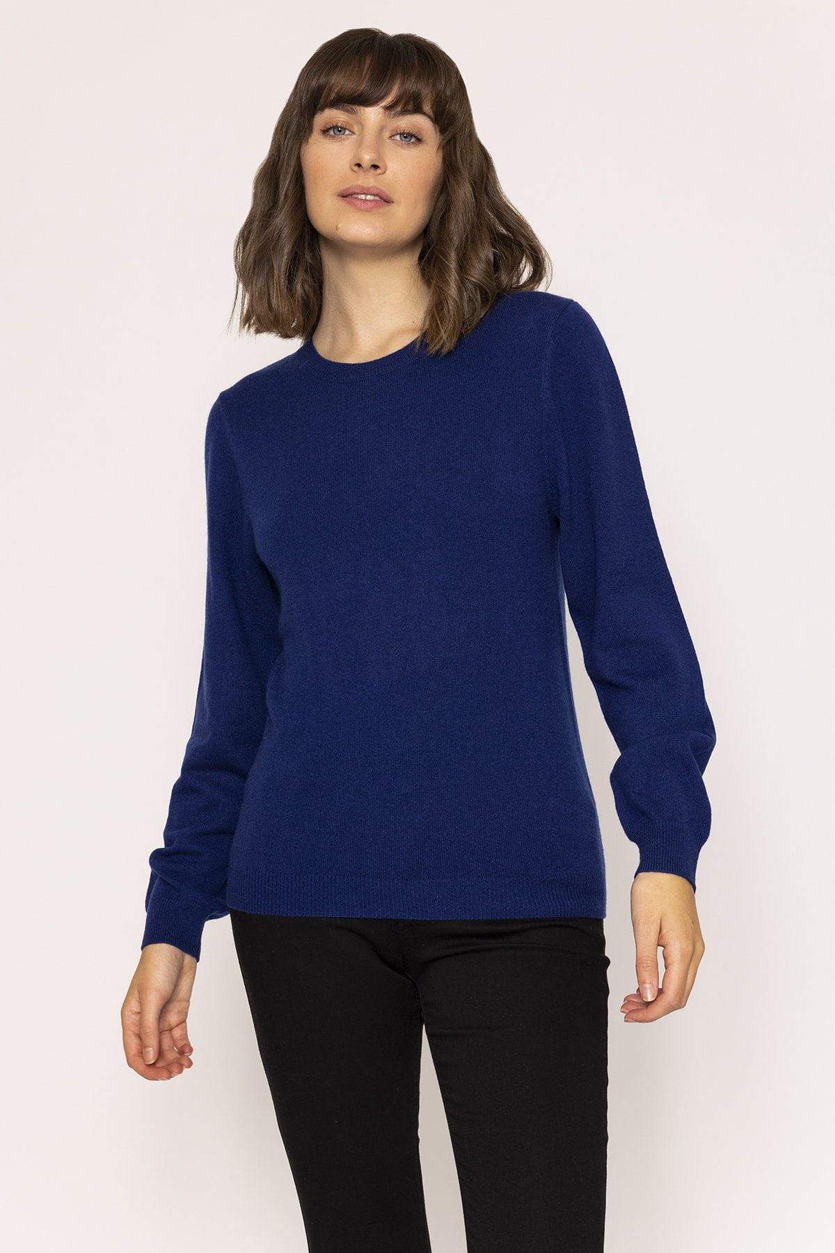 100% Cashmere Knit in Denim