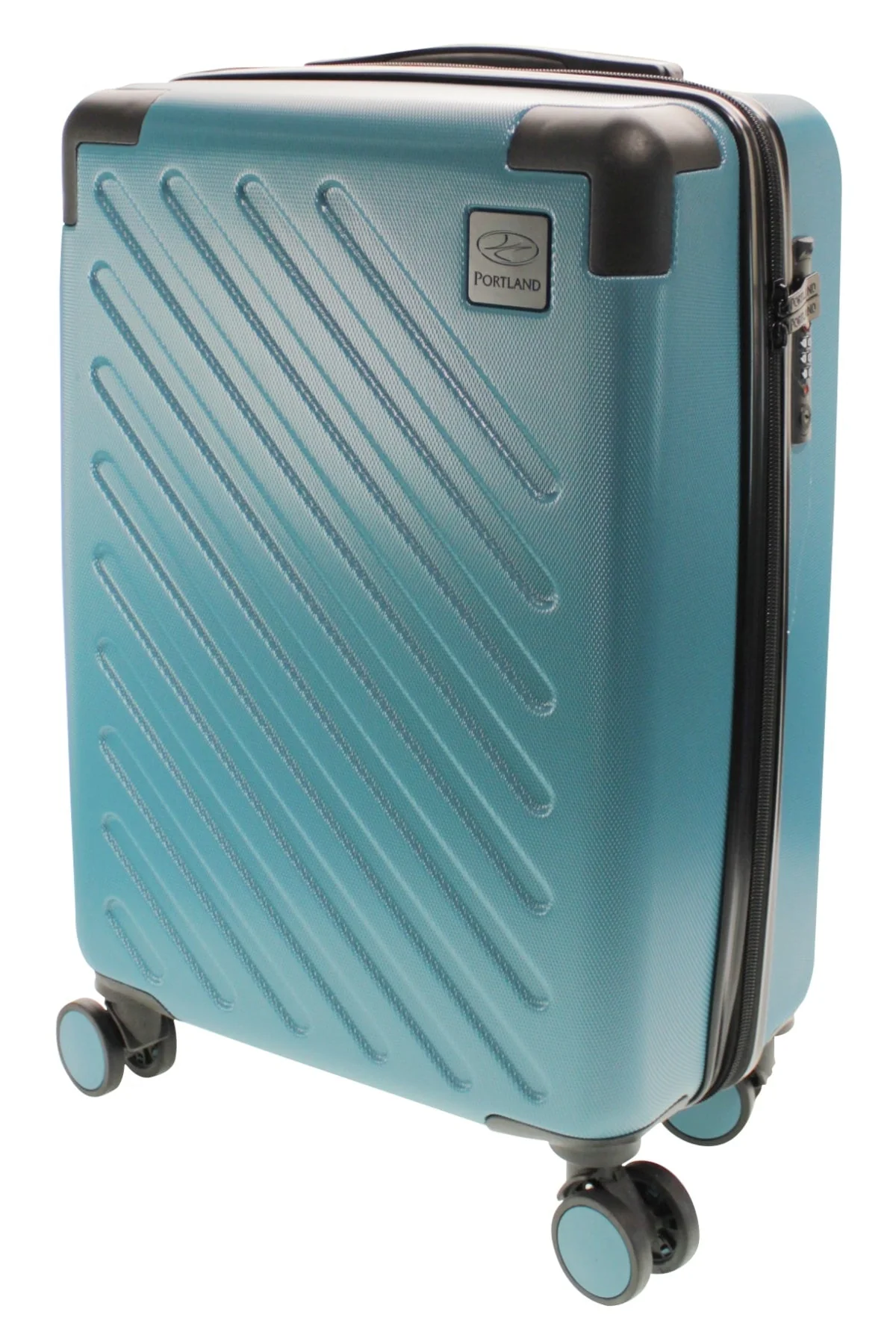 Hard-shell Suitcase in Teal