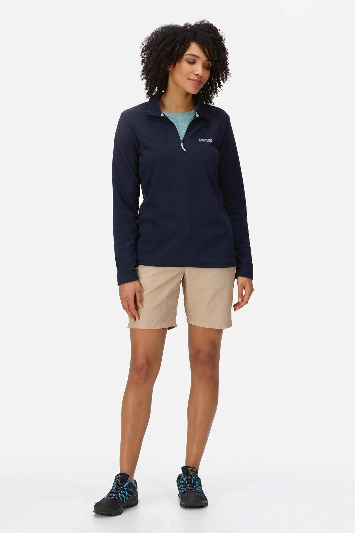 Women's Sweethart Lightweight Half-Zip Fleece in Navy