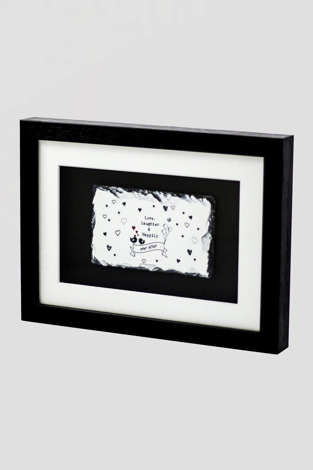 Slatecraft Art - Love, Laugher & Happily Ever After