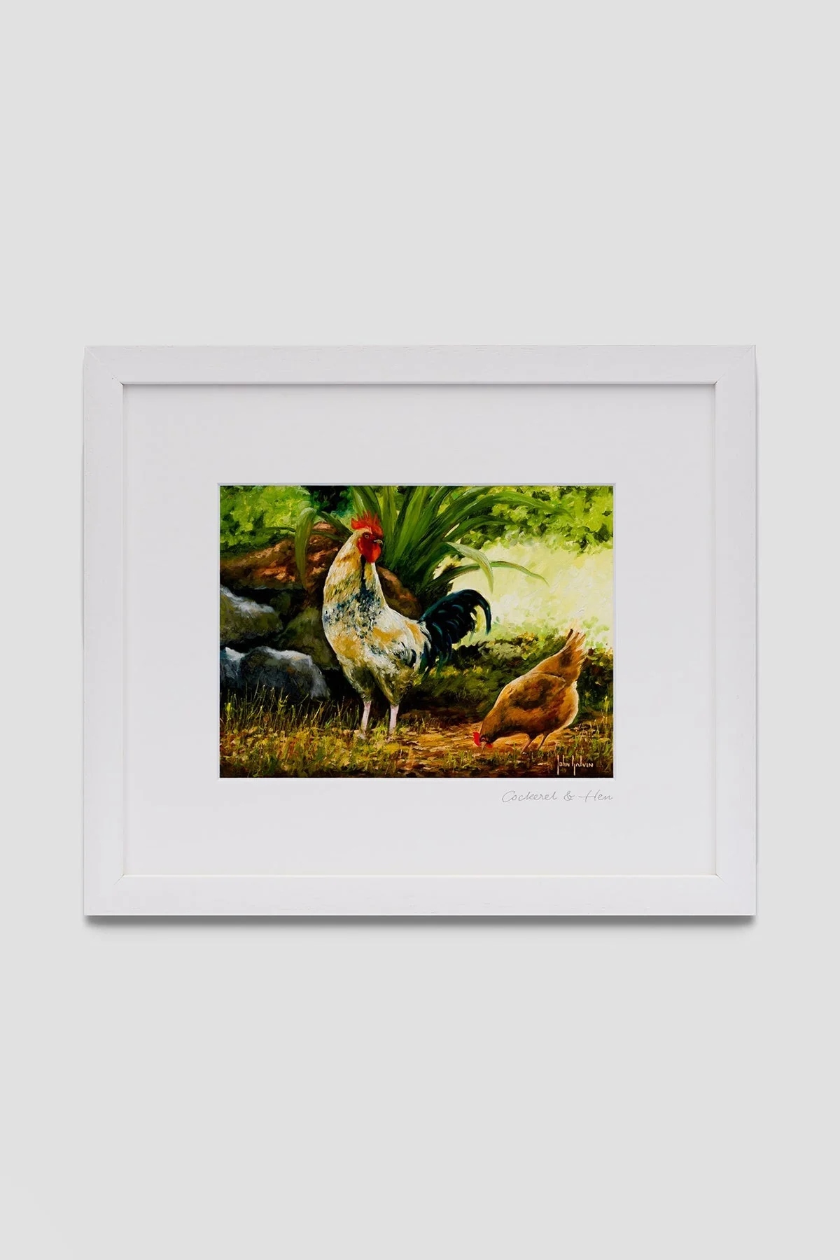 Cockerel And Hen Wall Art