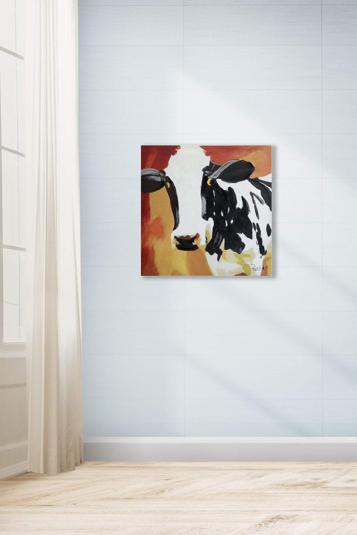 Cow Canvas Art Wall Decor