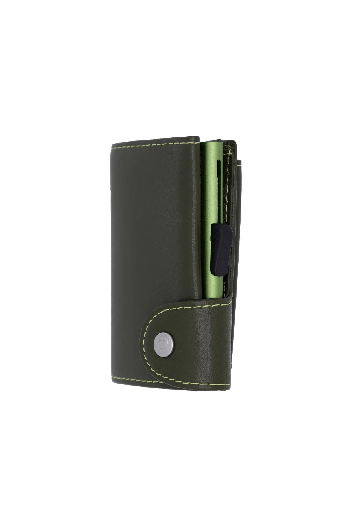 Classic Leather Coin Holder in Green
