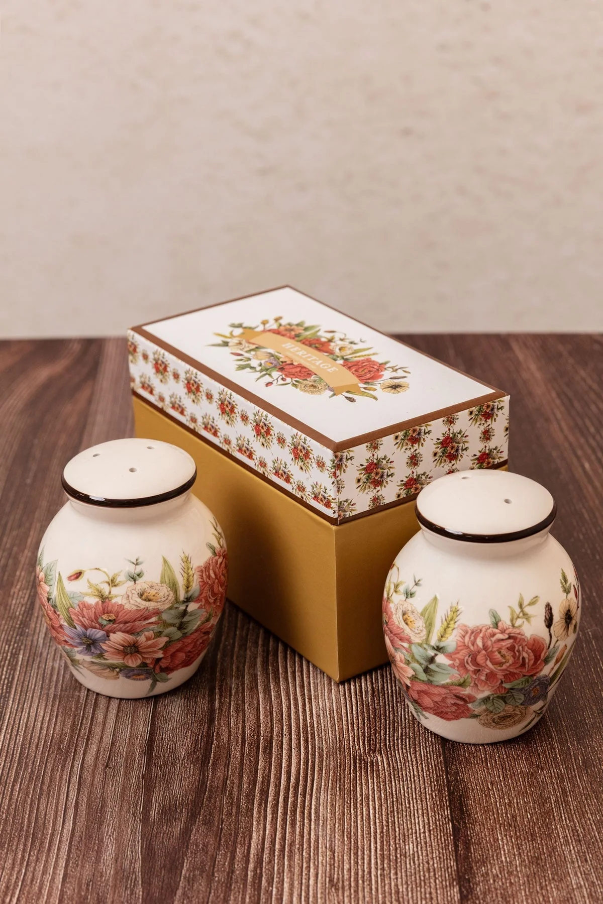 Heritage Salt and Pepper Shakers