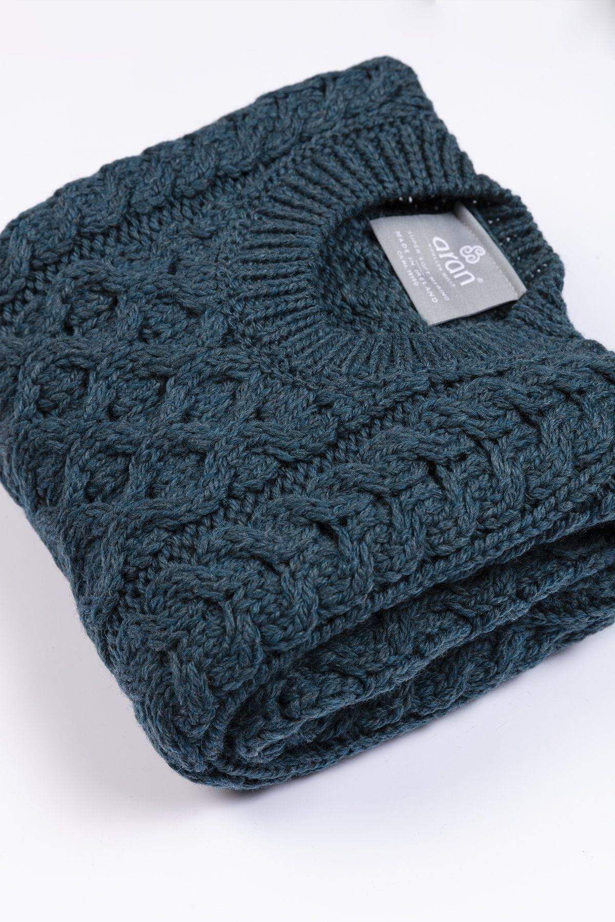 Kids Aran Jumper in Blue