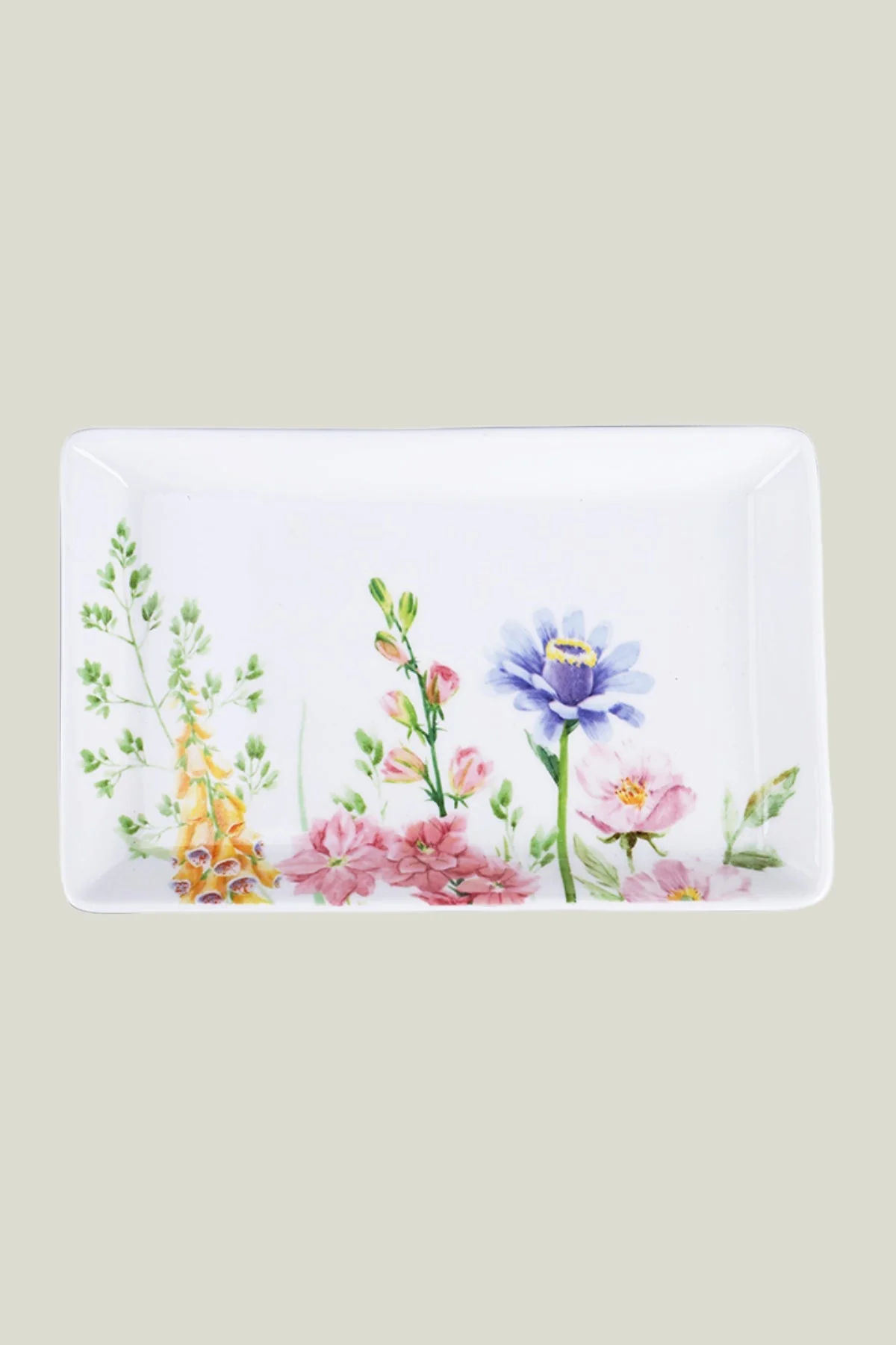 Summer Garden Rectangle Serving Plate