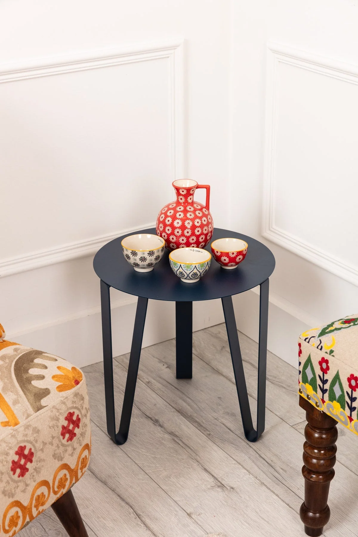 Modern Navy Side Table
