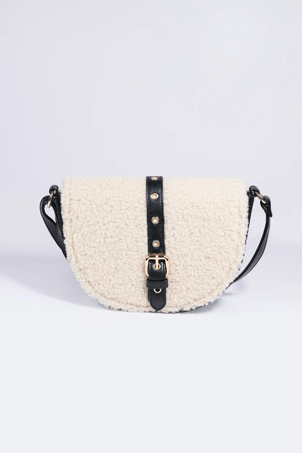 Shearling Front Crossbody
