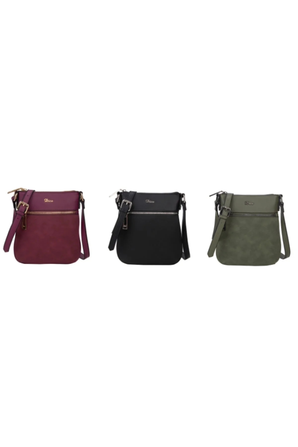 Faye Crossbody Bag in Plum