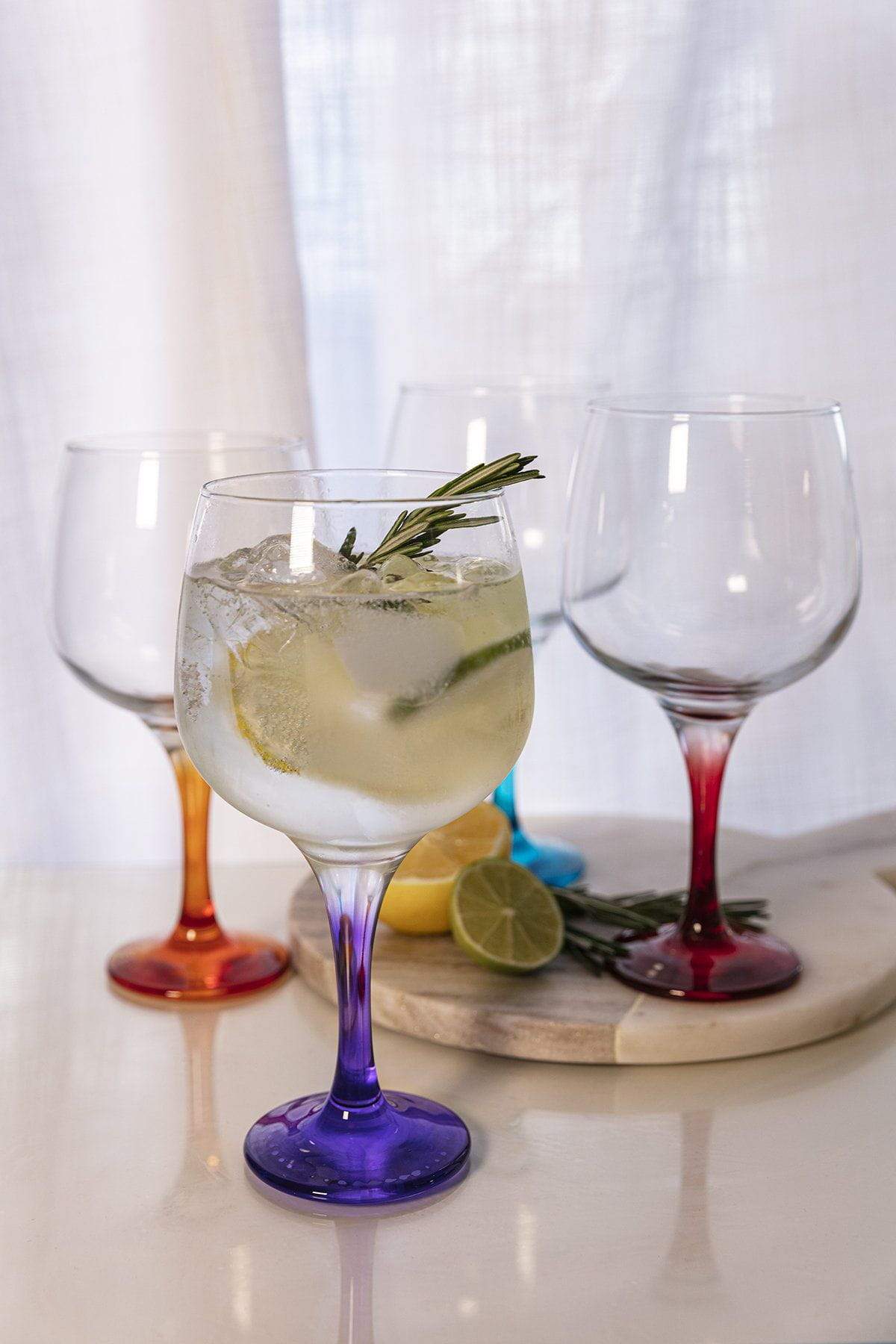 Jewel Glass Gin Glasses