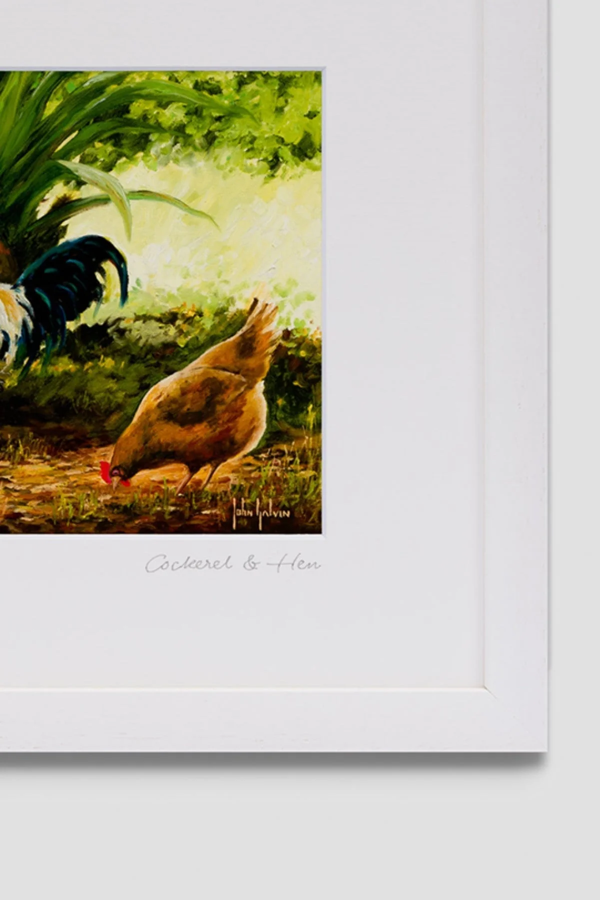 Cockerel And Hen Wall Art
