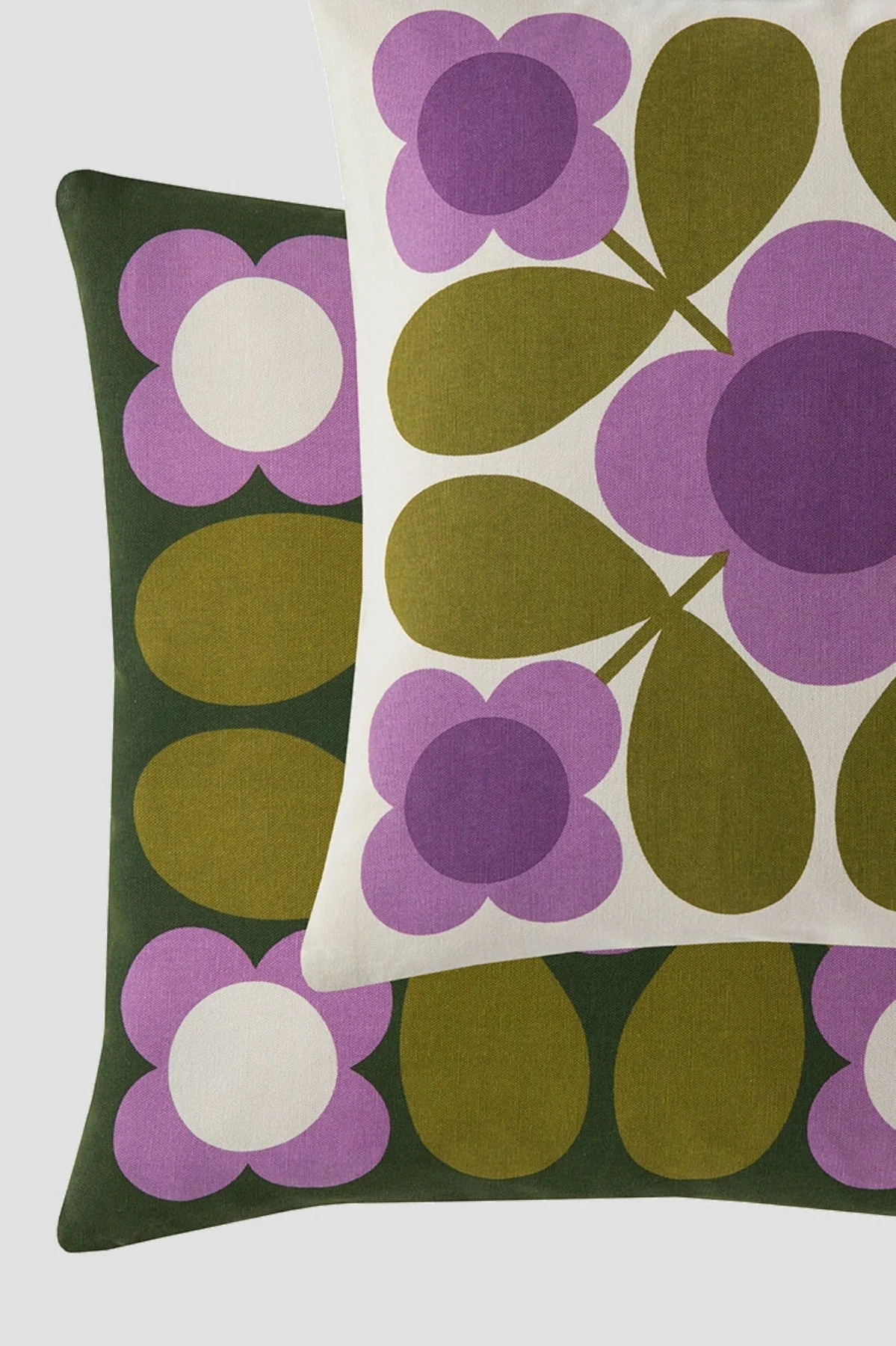 Orla Kiely Flower Tile Wisteria Cushion