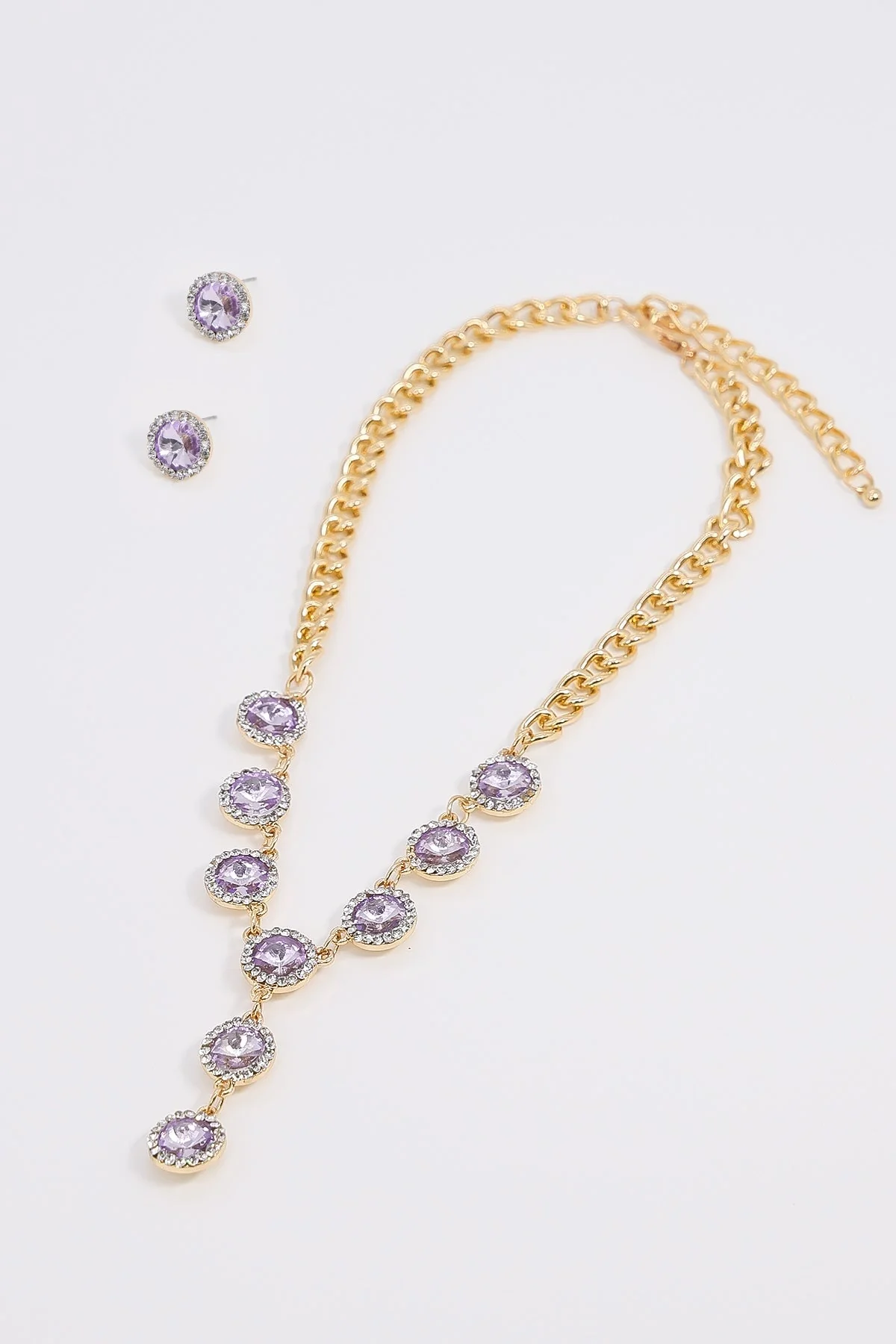 Purple Stone Necklace