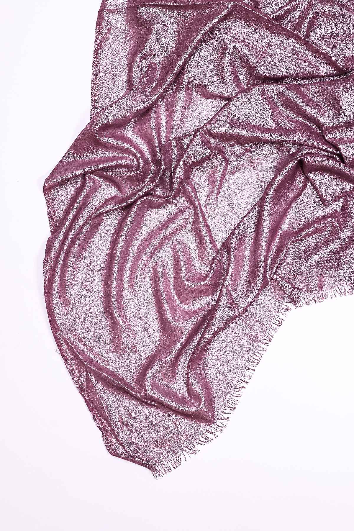 Lurex Evening Scarf in Wine