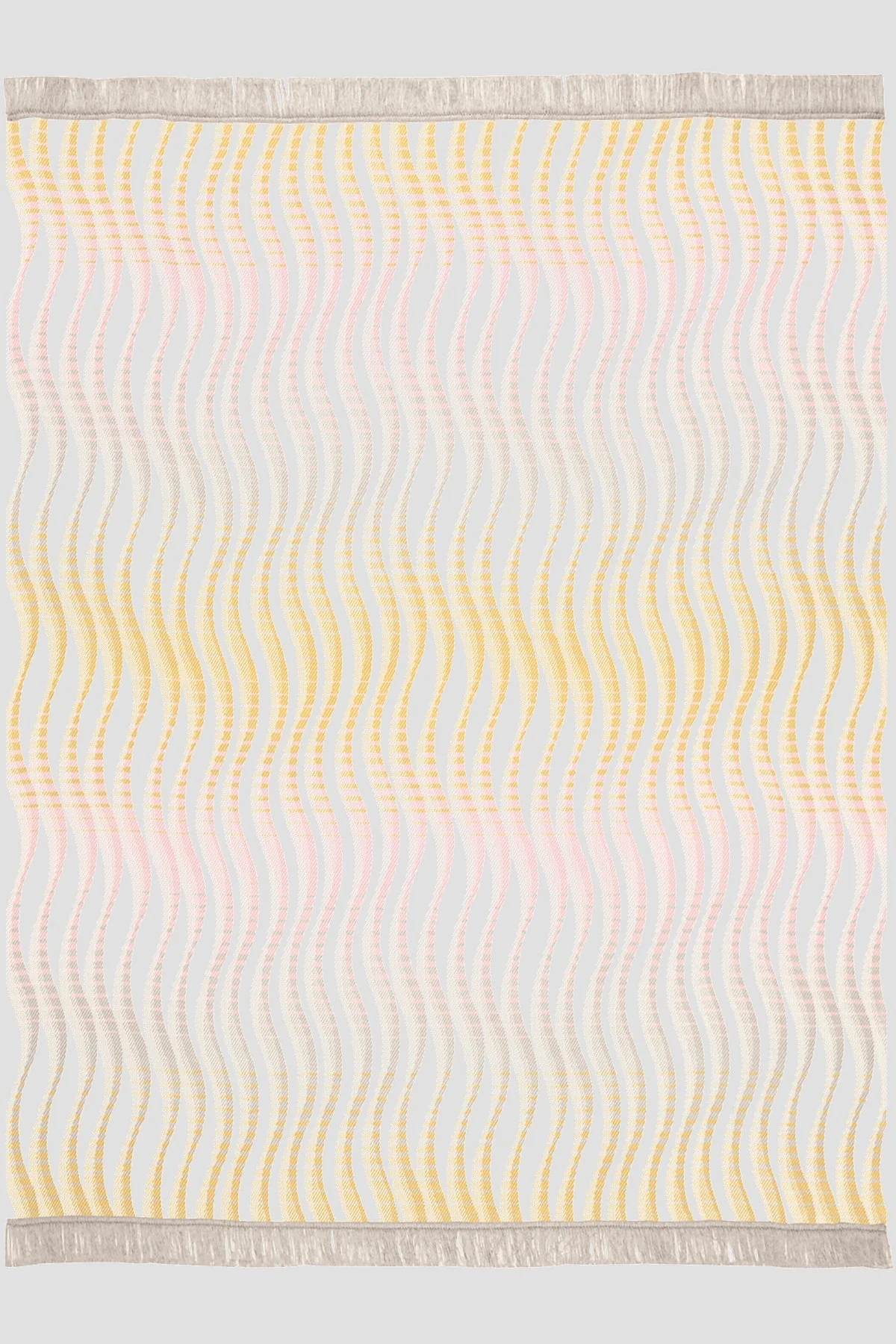 Pastel Throw with Fringe 150x200cm