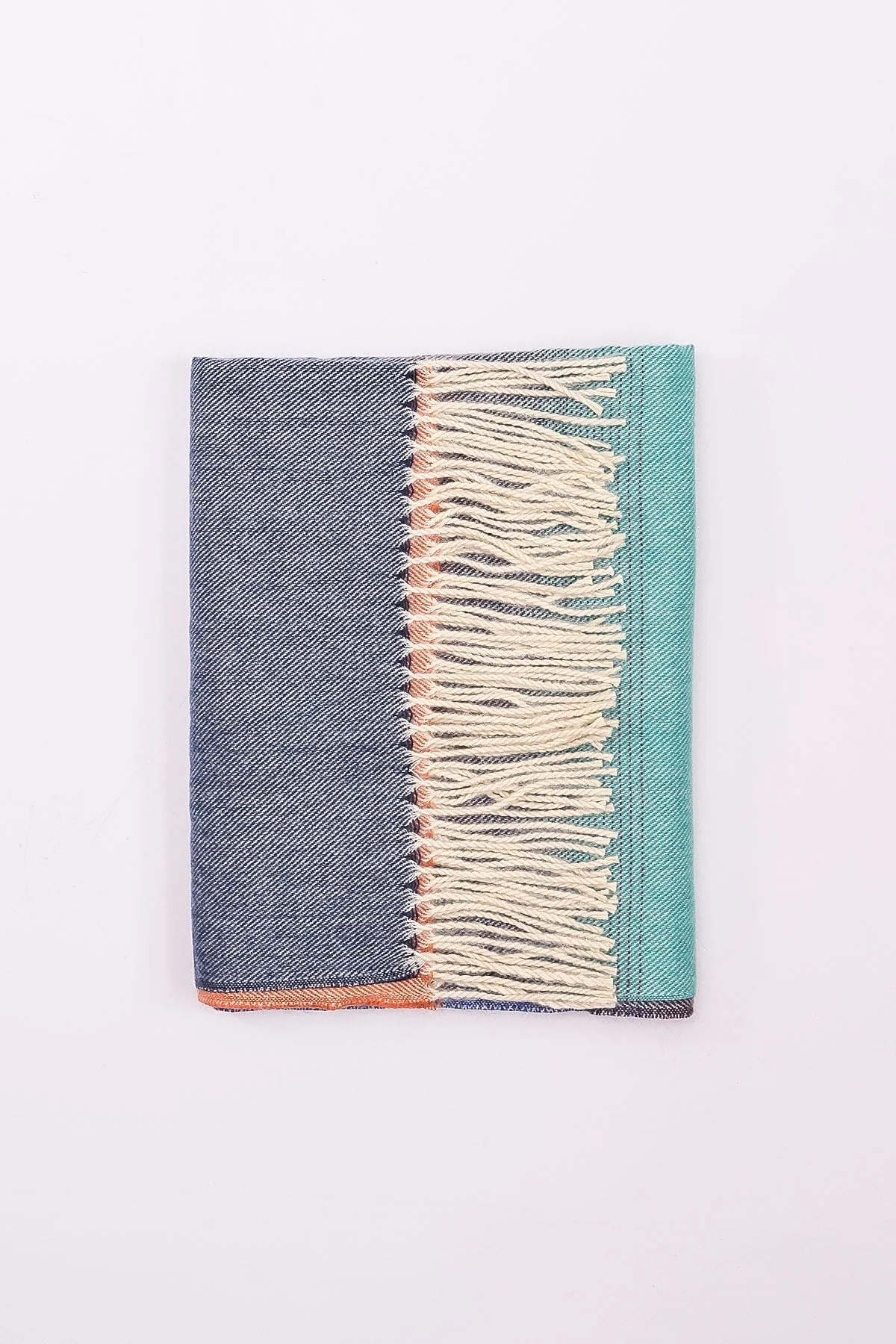 Watercolour Scarf in Blue Tones