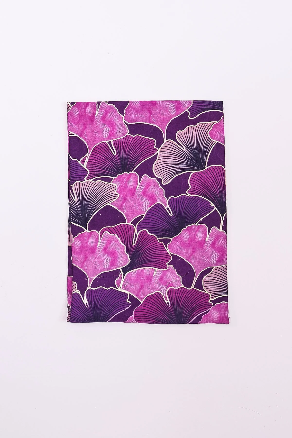 Abstract Floral Scarf in Purple