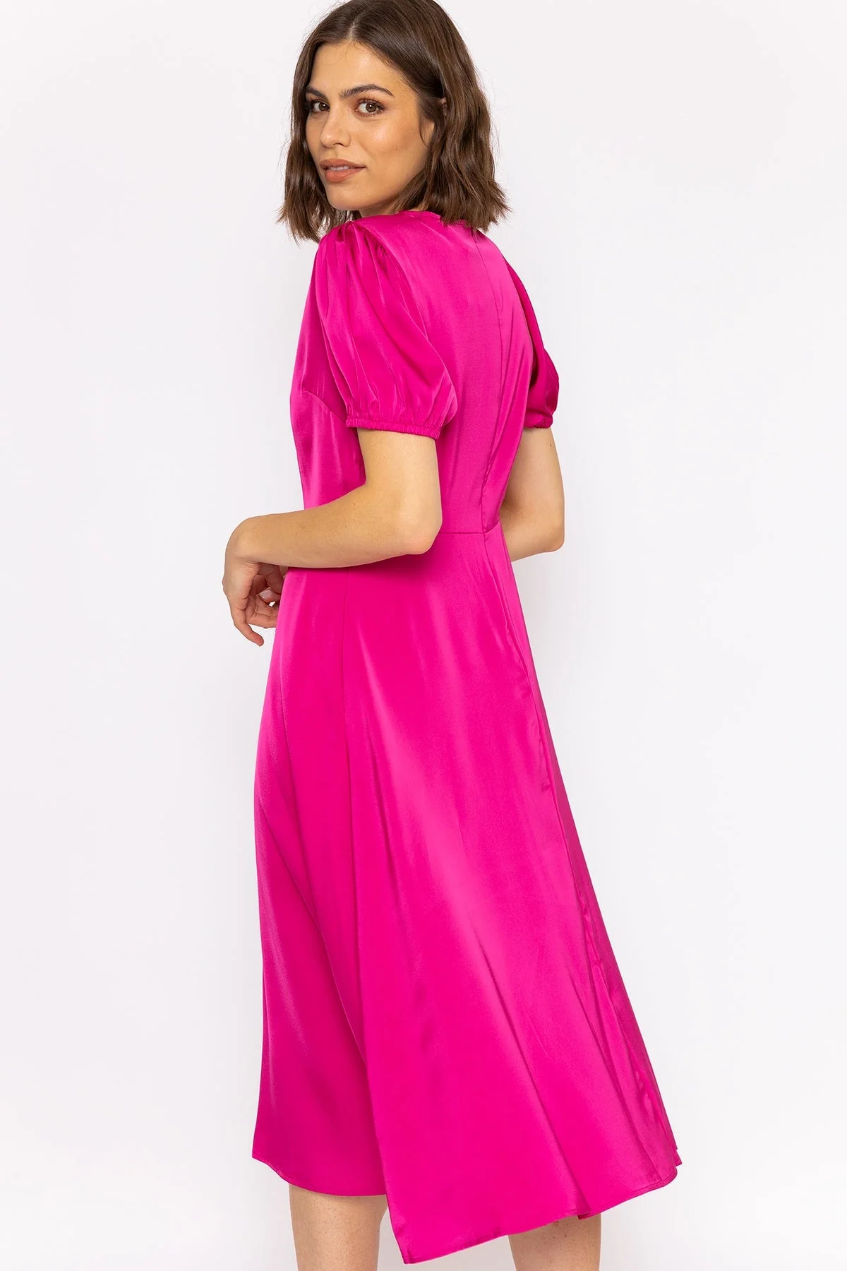 Nina Midi Dress in Pink