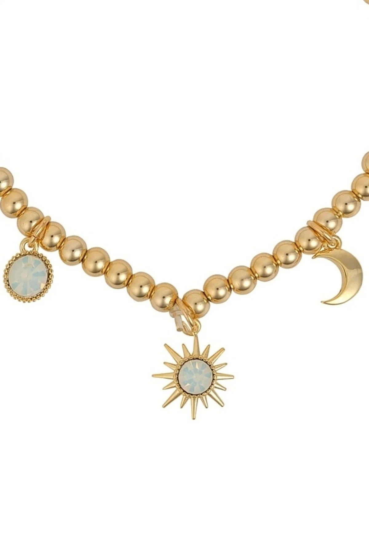 White Opal Crystal Sunshine Bracelet