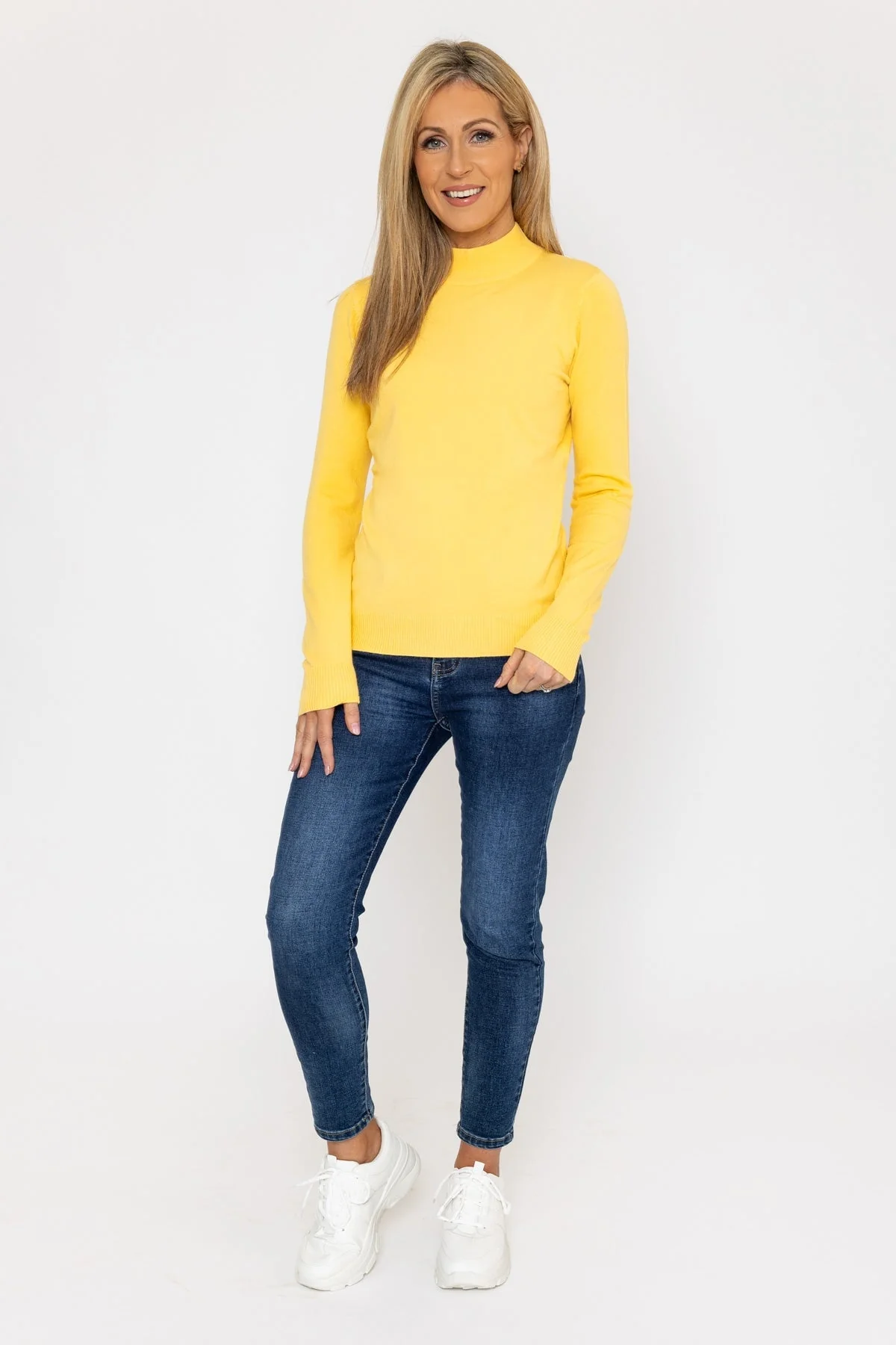 Turtleneck Knit in Yellow