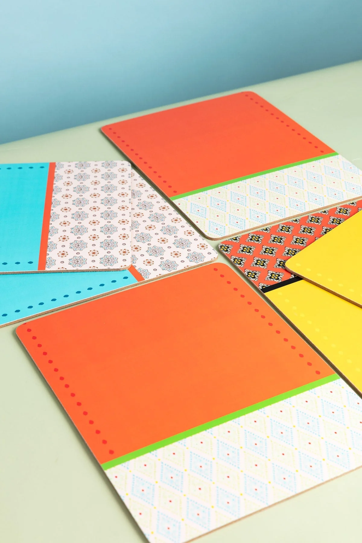 Set Of 6 Eclectic Placemats