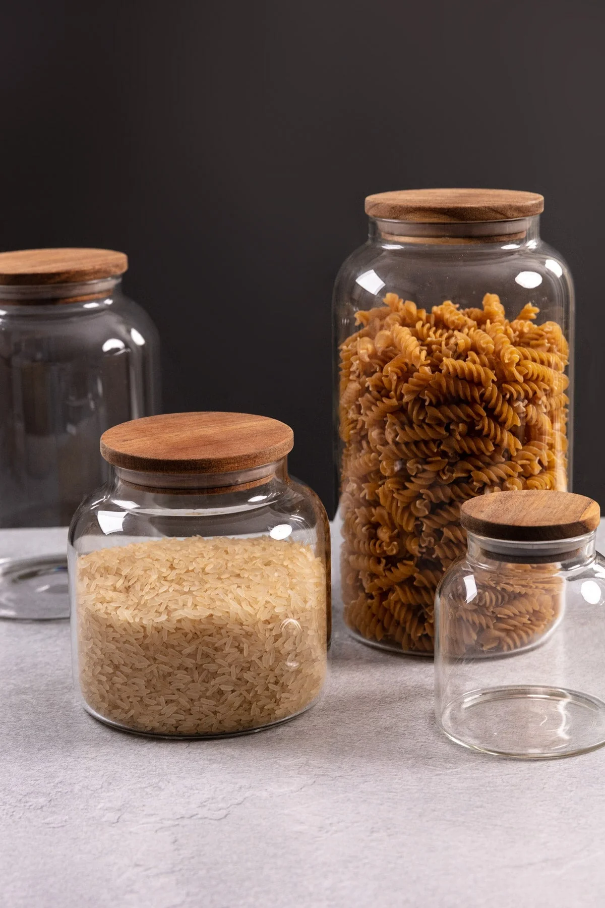 Mini Glass Lidded Storage Jar