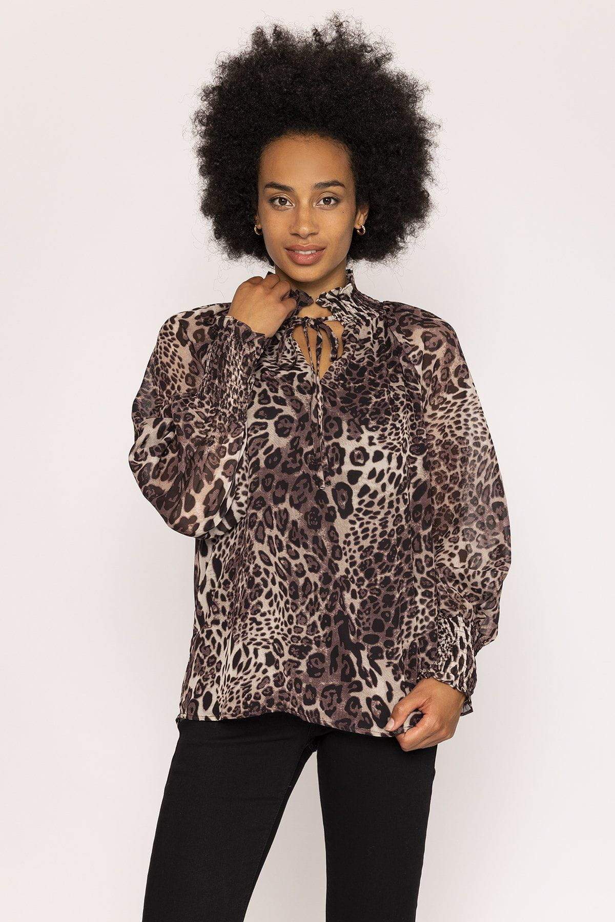 Animal Print Blouse in Animal