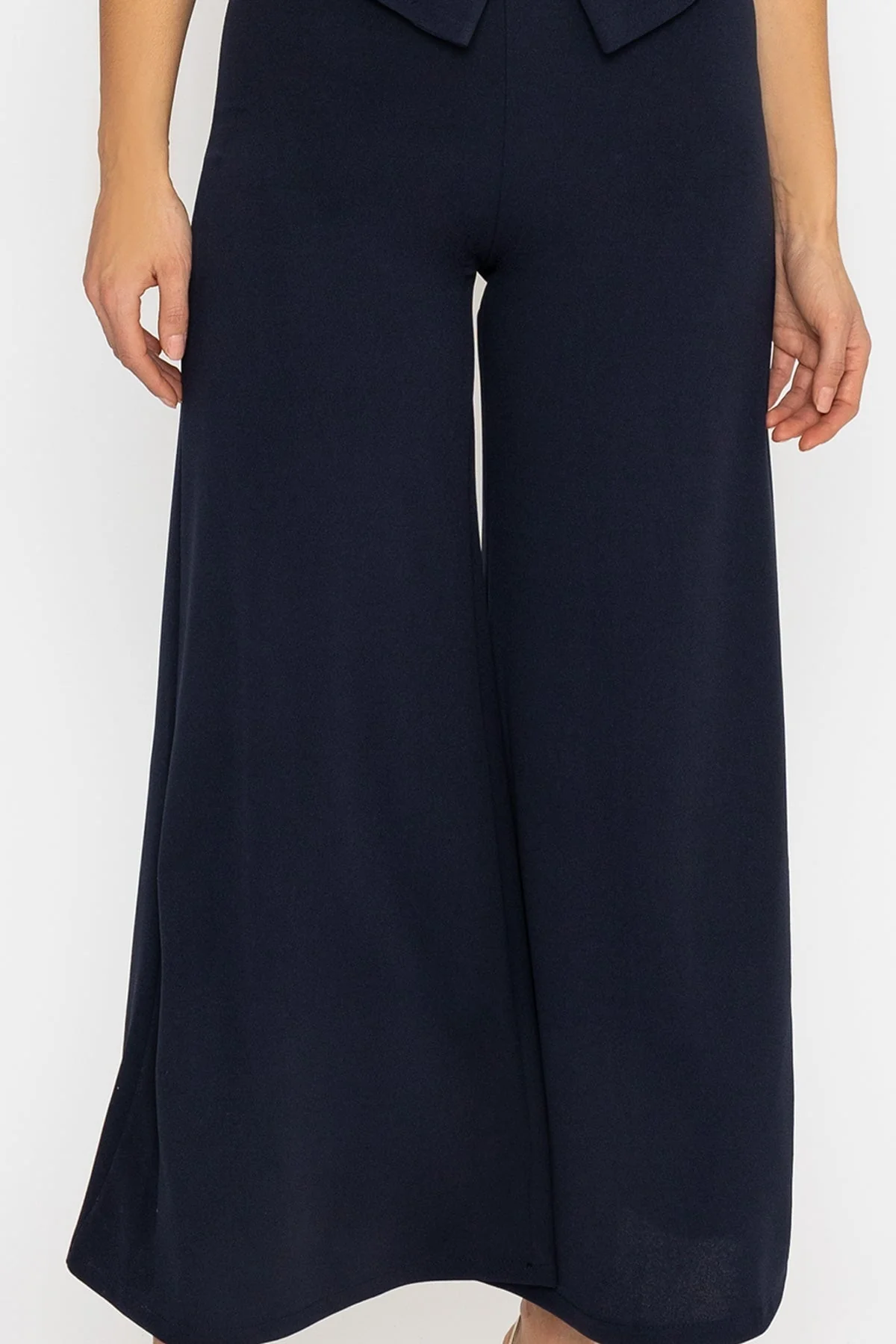 Wide Leg Pants in Navy