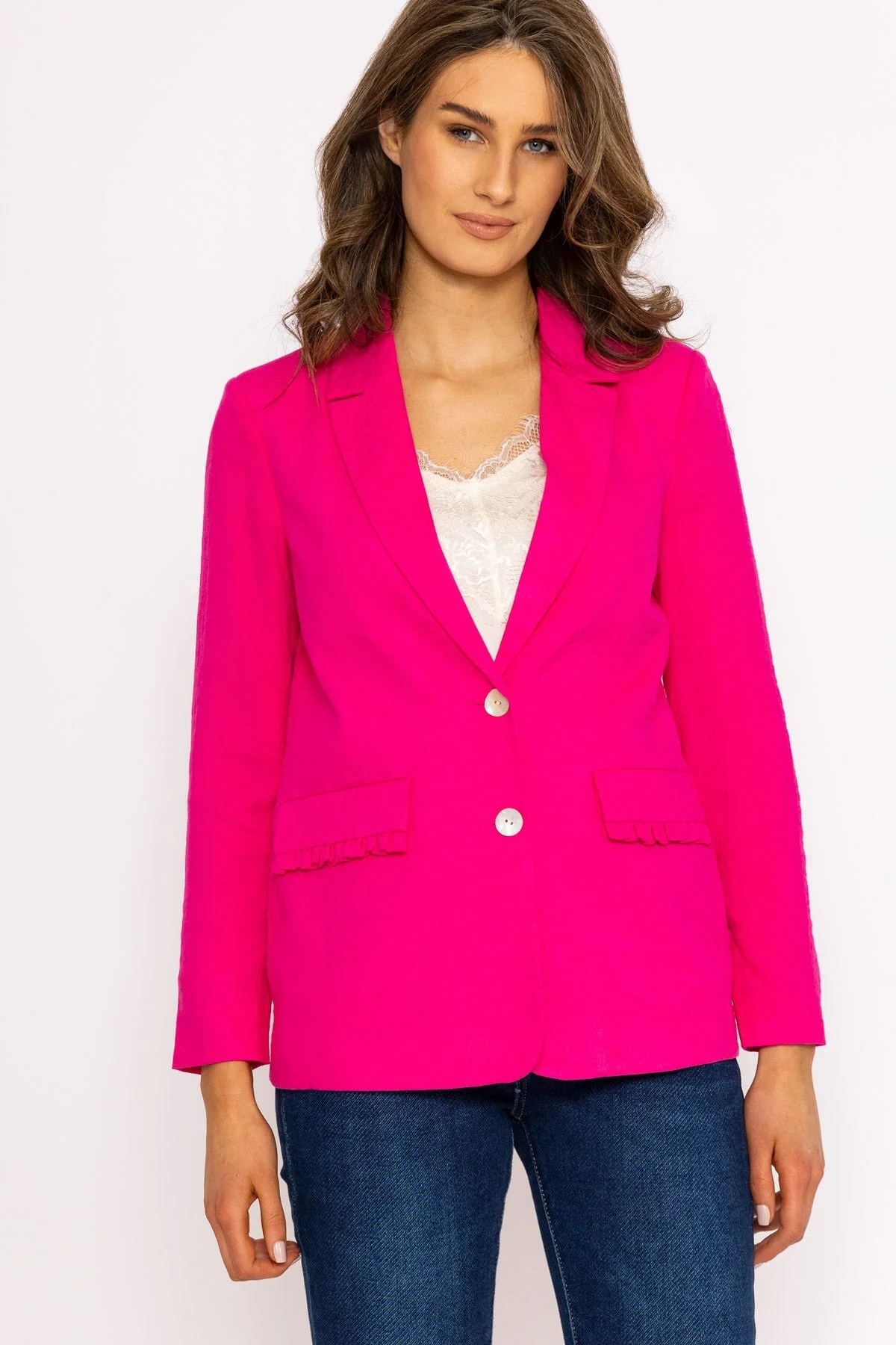 Simana Classic Blazer in Pink