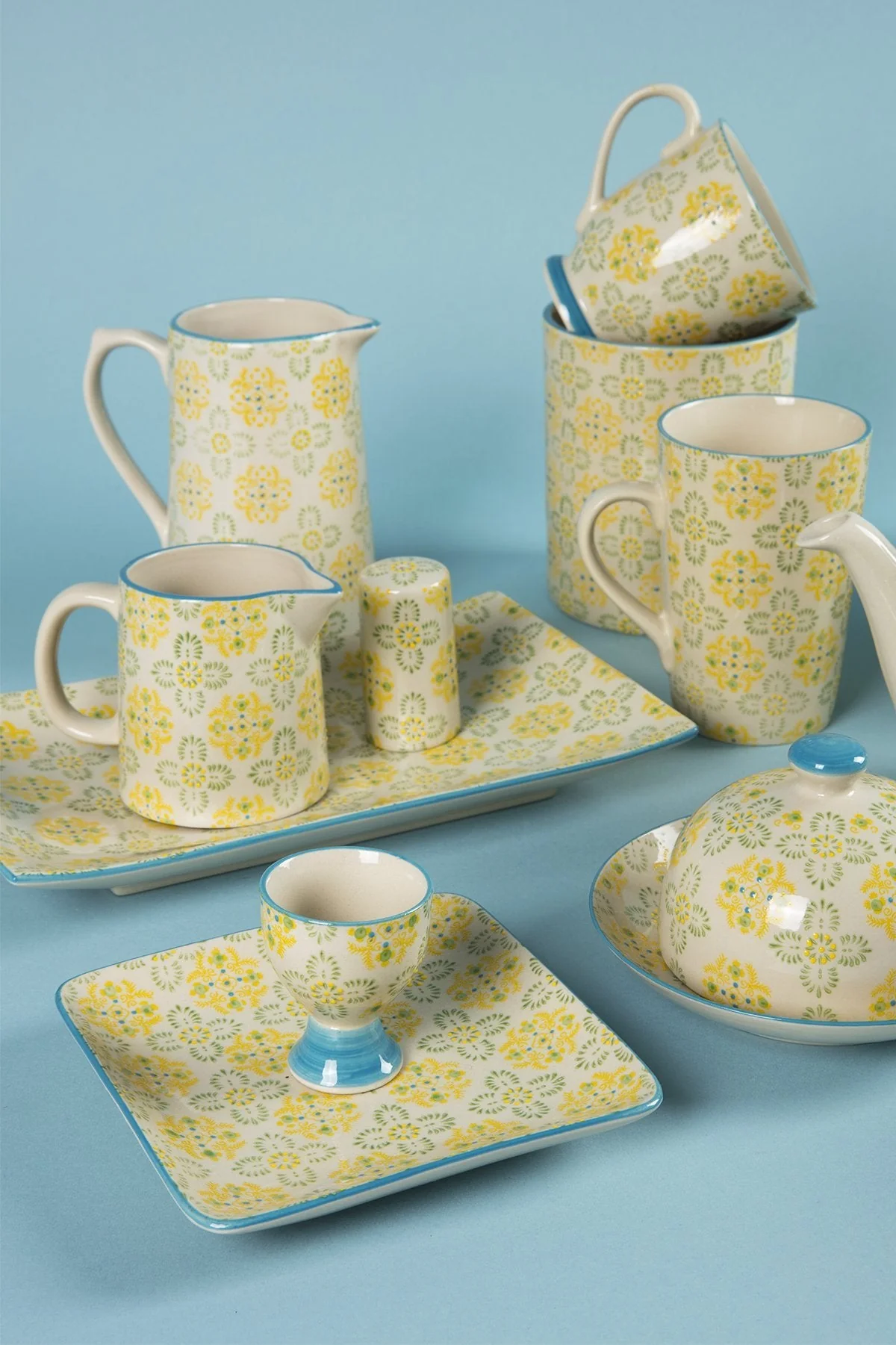 Eclectic Ceramic Butter Dish