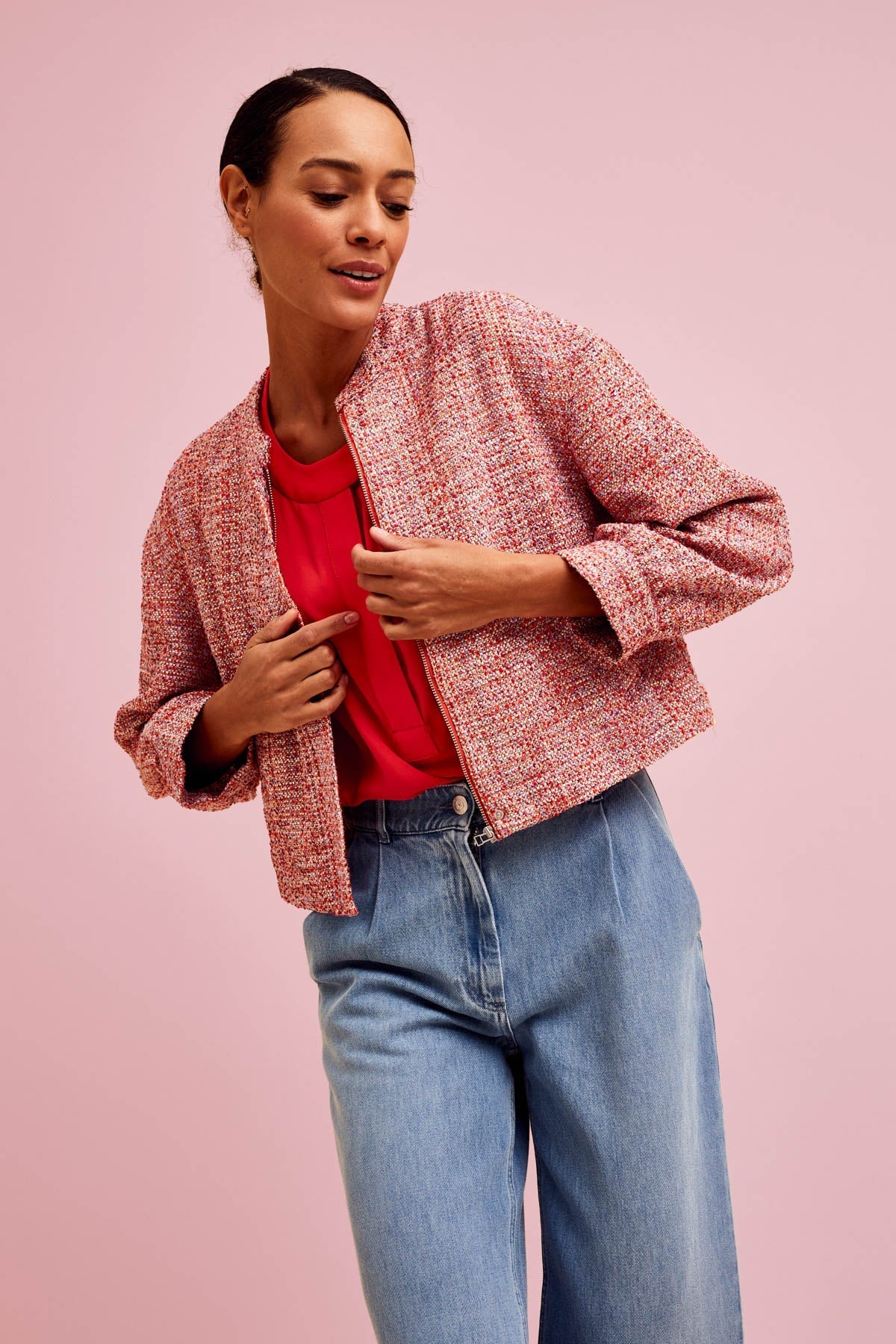 Infinity Jacket in Pink