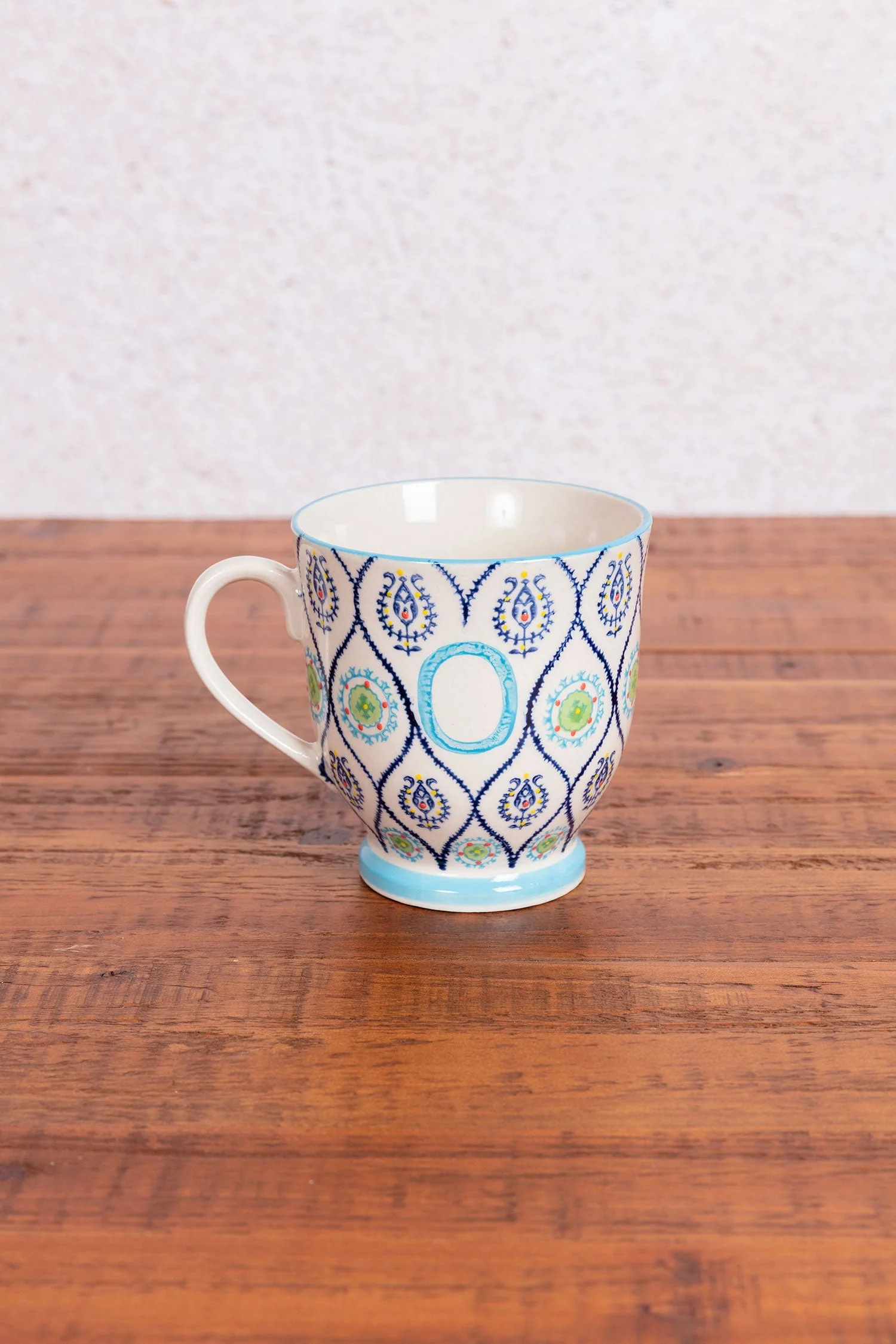 Eclectic Alphabet Mug O