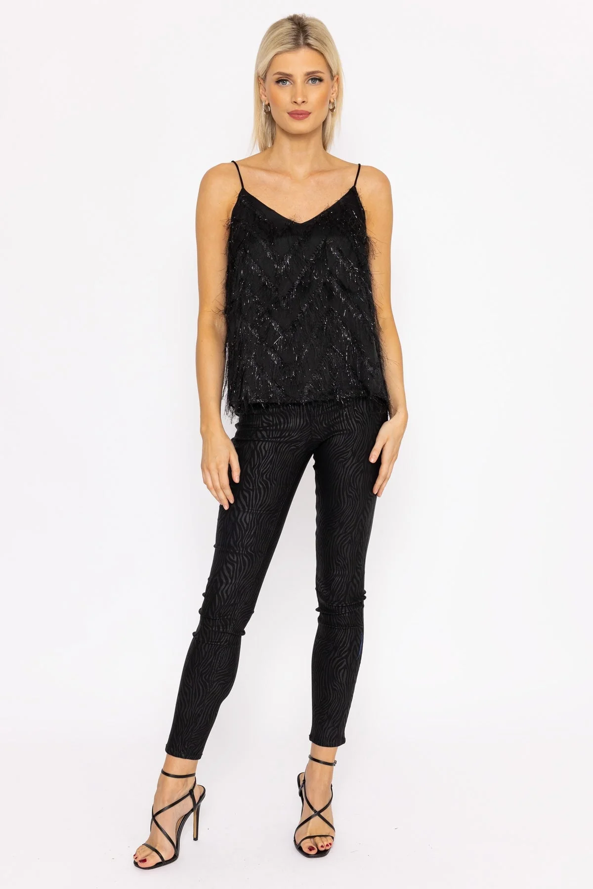 Juliette Singlet Top in Black