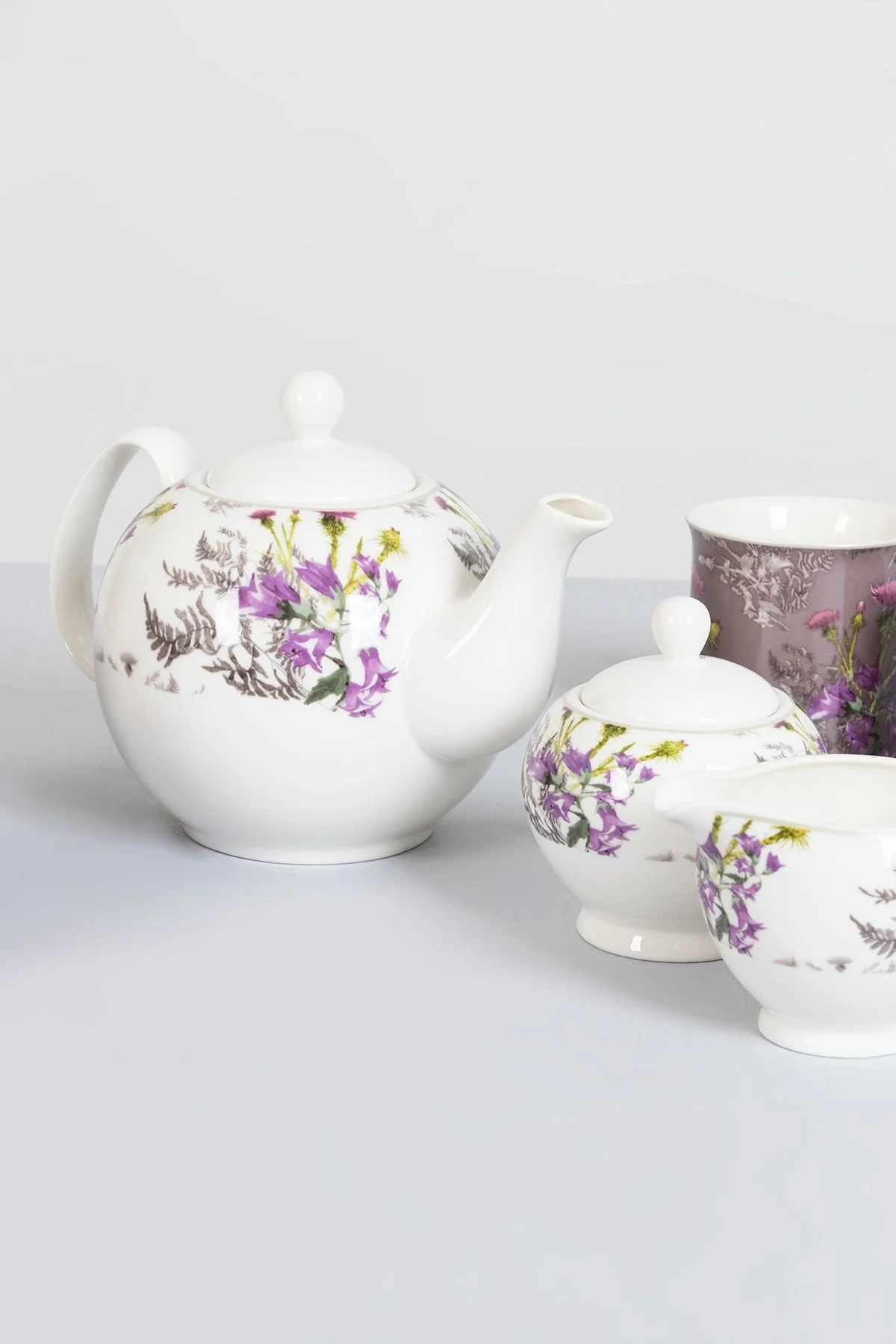 Thistle Bone China 7 Piece Tea Set