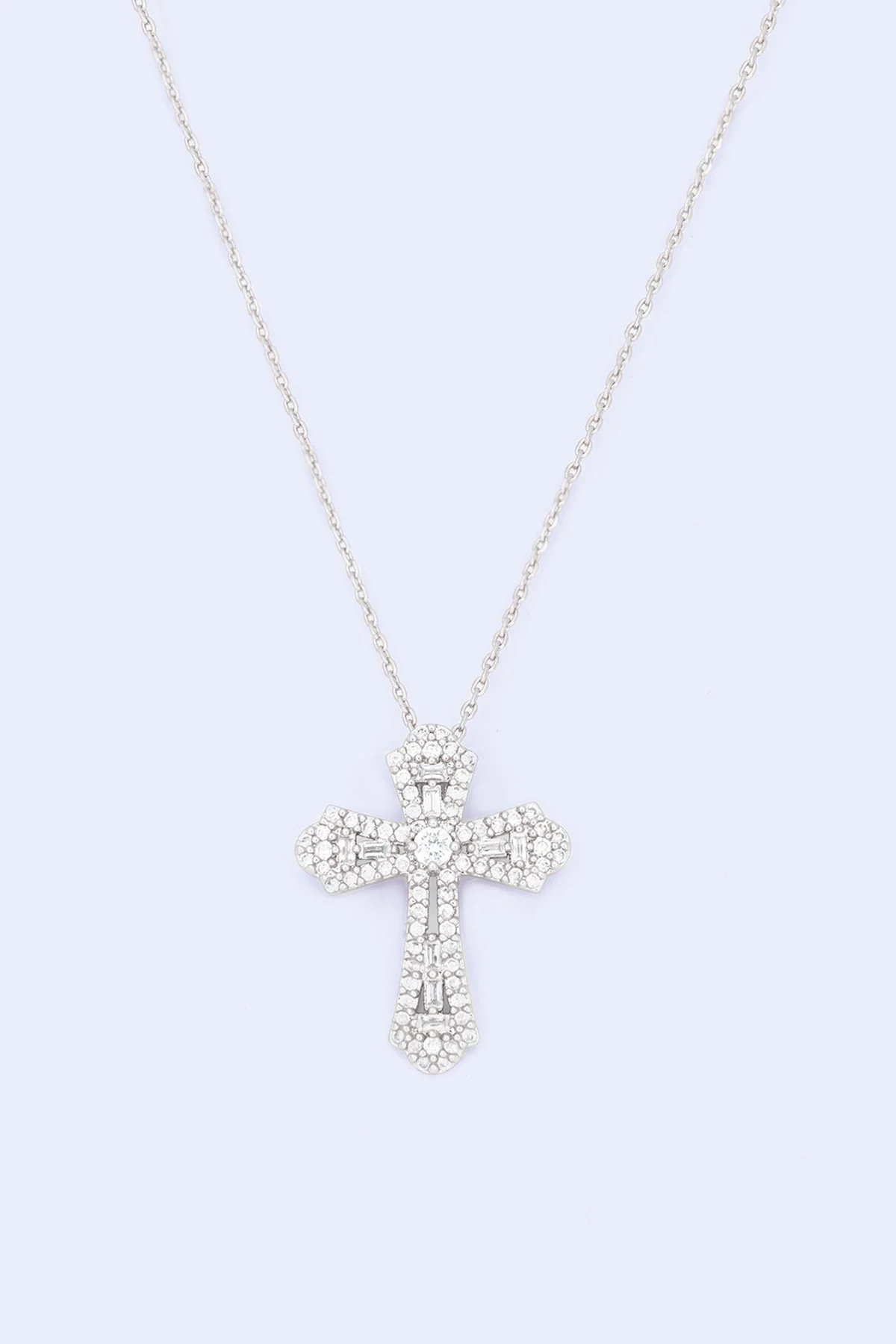 Silver Cross Necklace