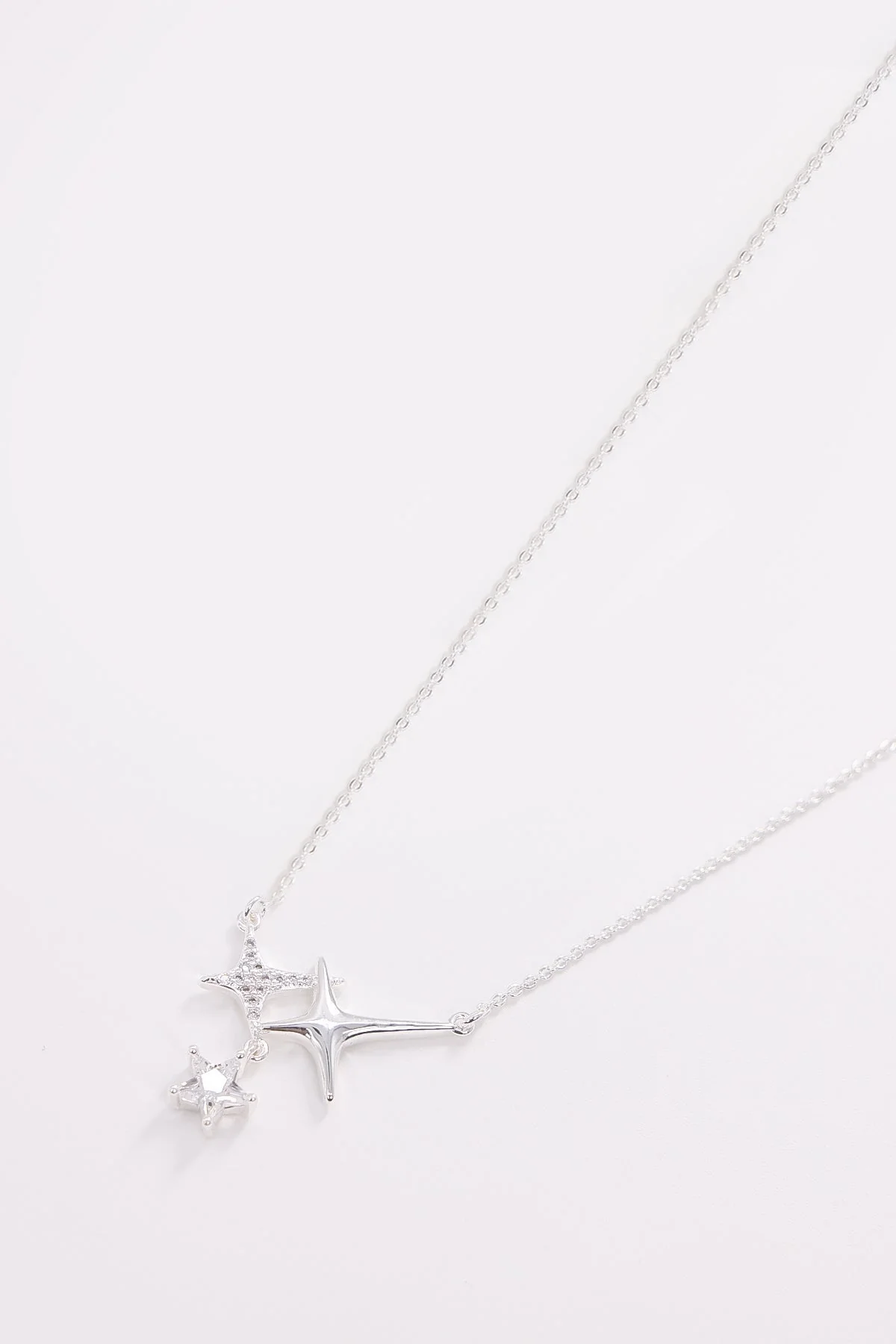 Star Necklace in Silver