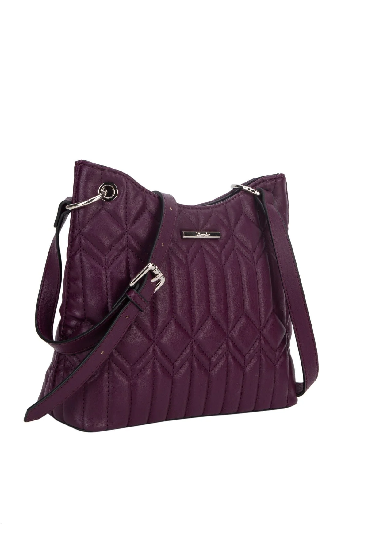 Belinda Quilted Crossbody in Purple