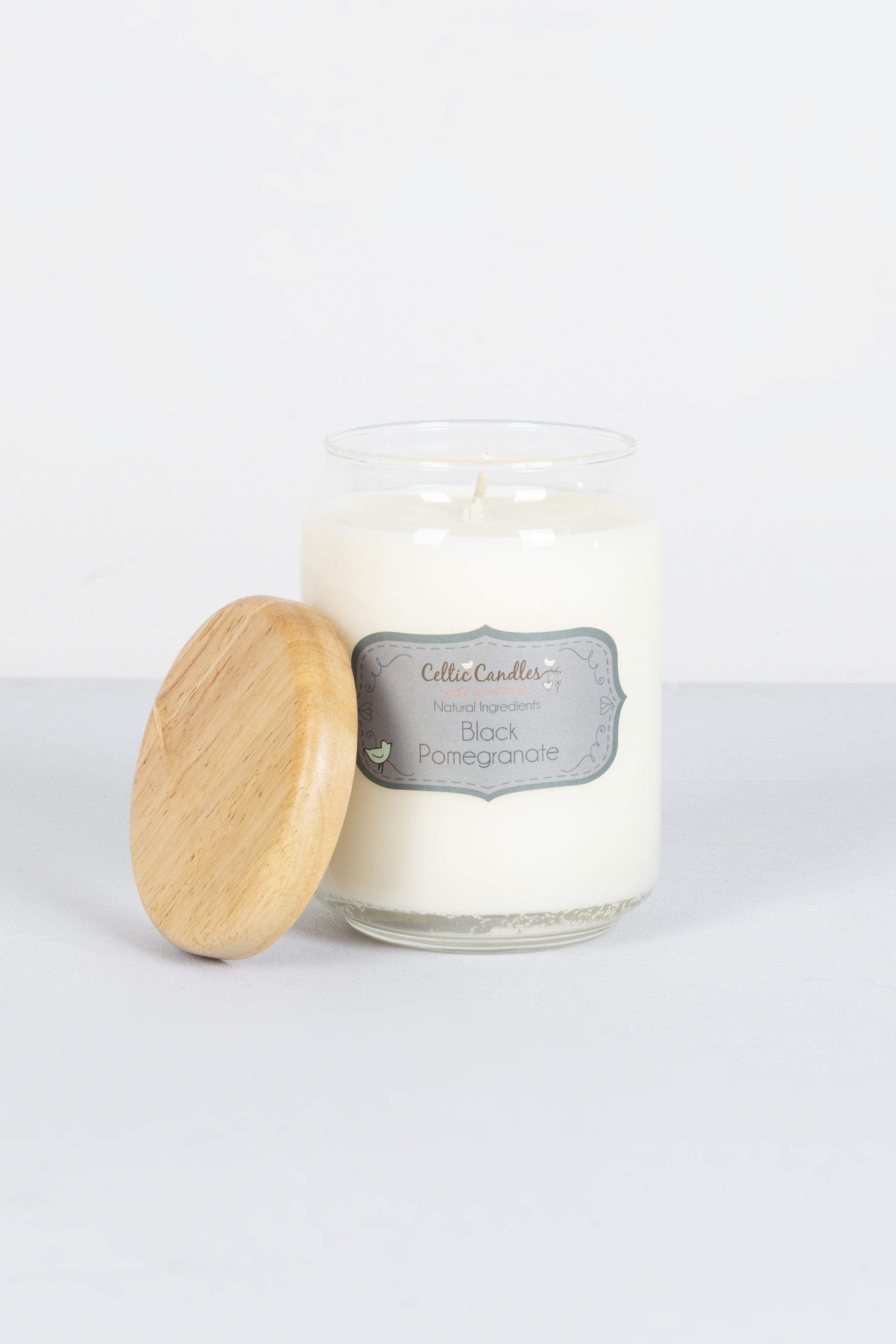 Black Pomegranate Large Candle Jar