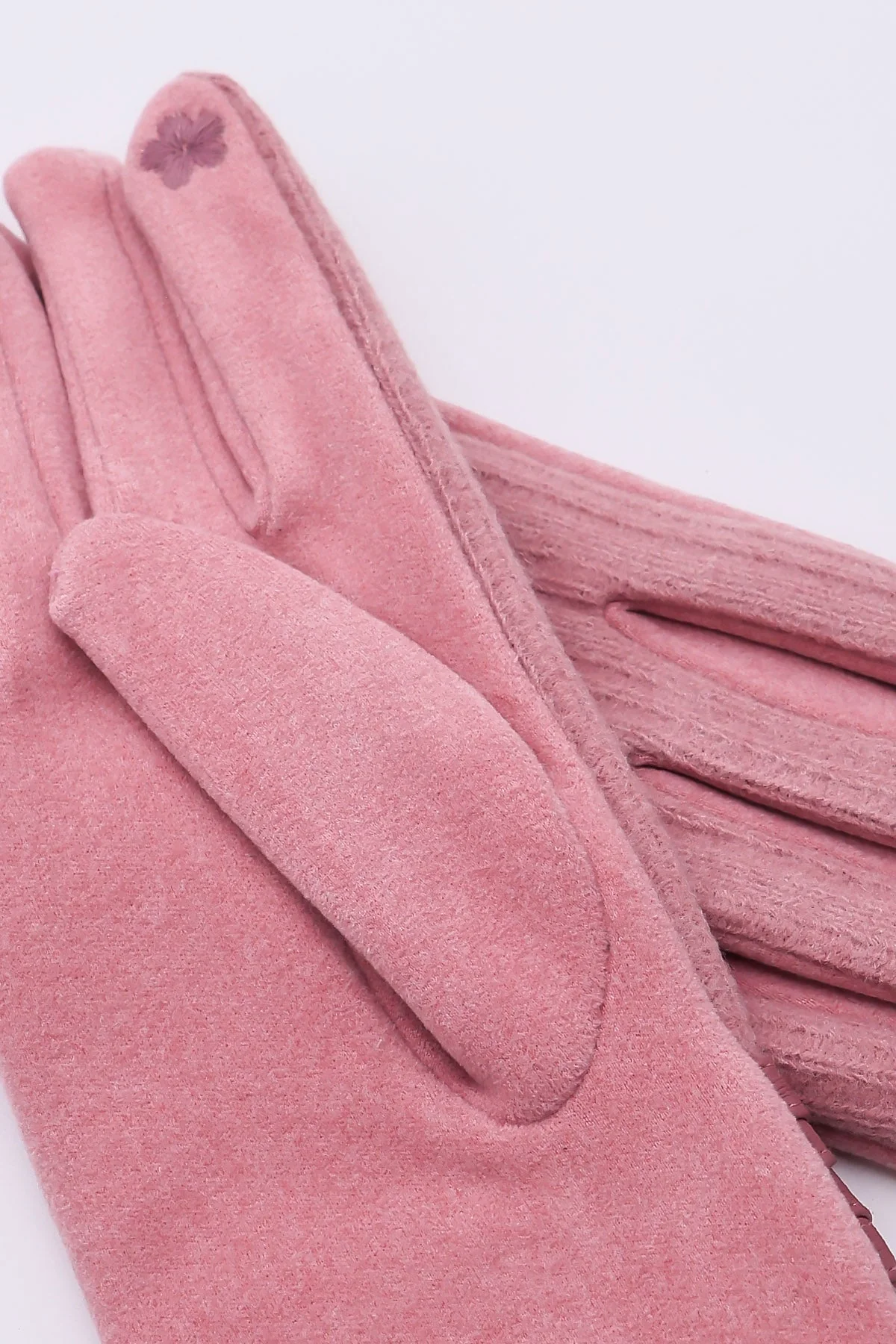 Jersey Front Glove in Pink