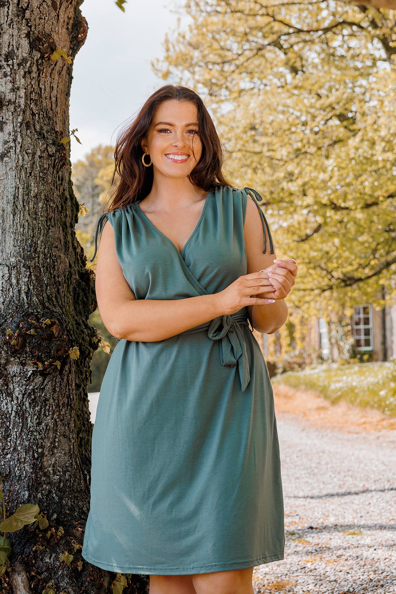 Curve - Aila Dress in Khaki