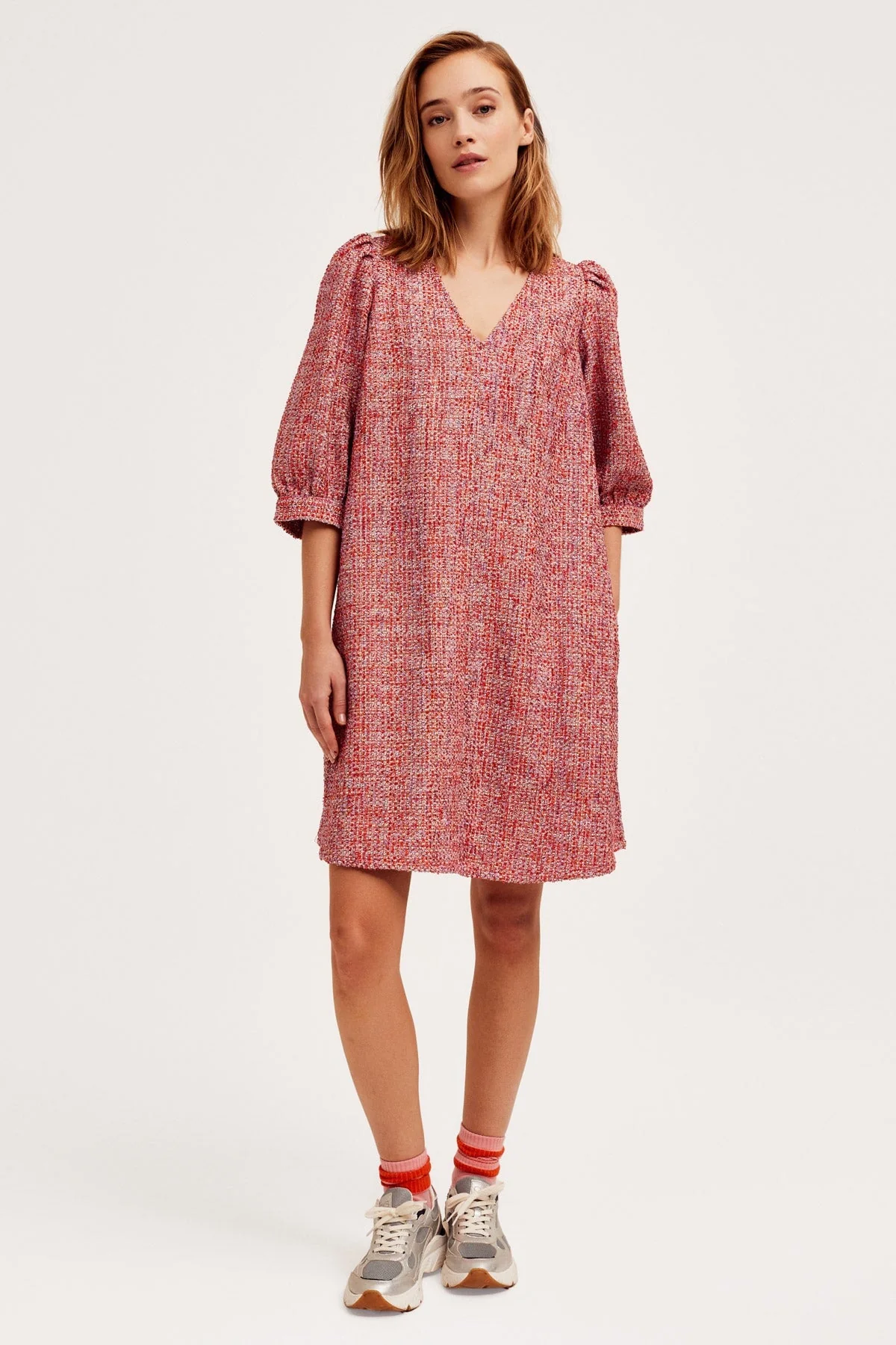 Dave Short Dress in Pink