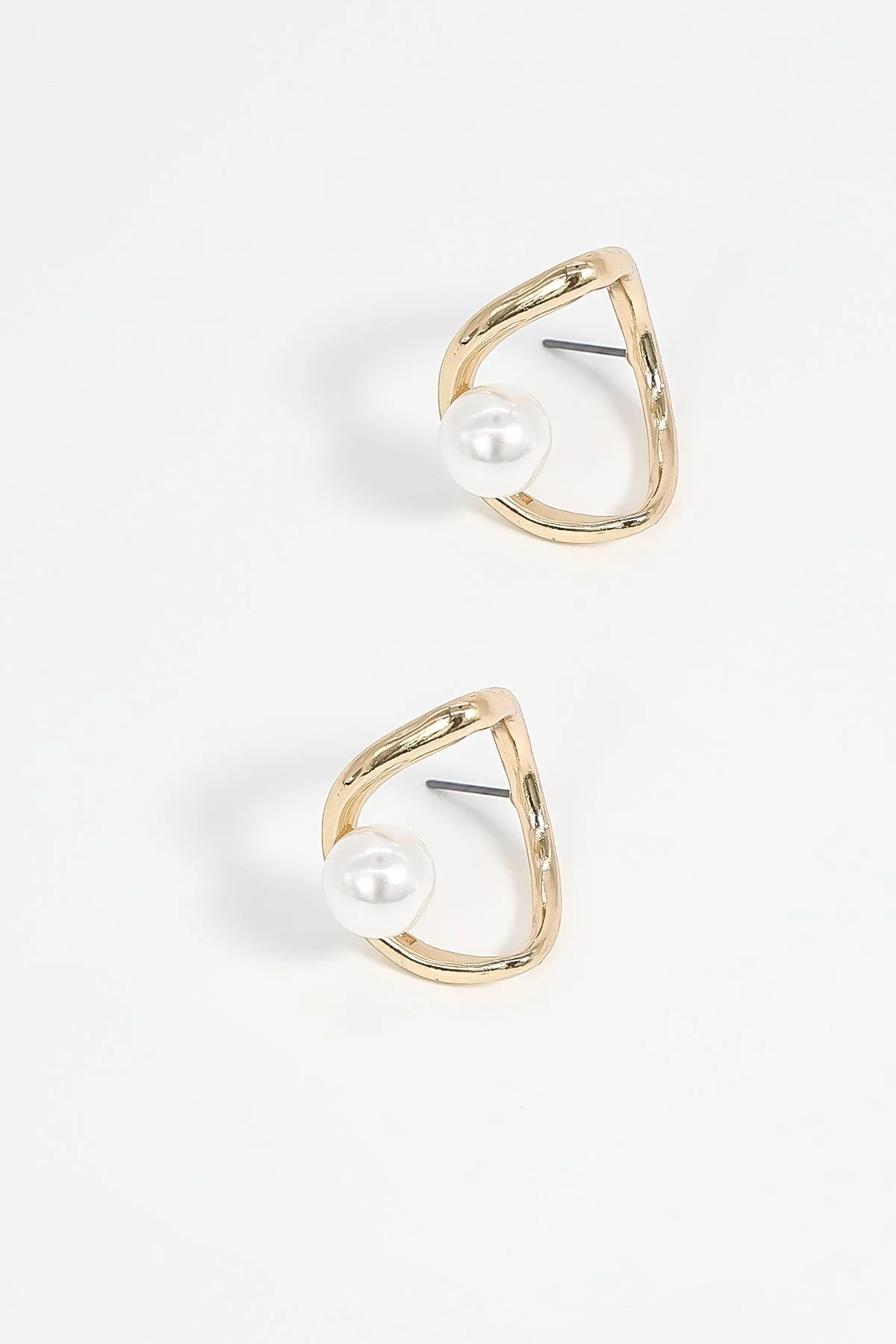 Gold and Pearl Earrings