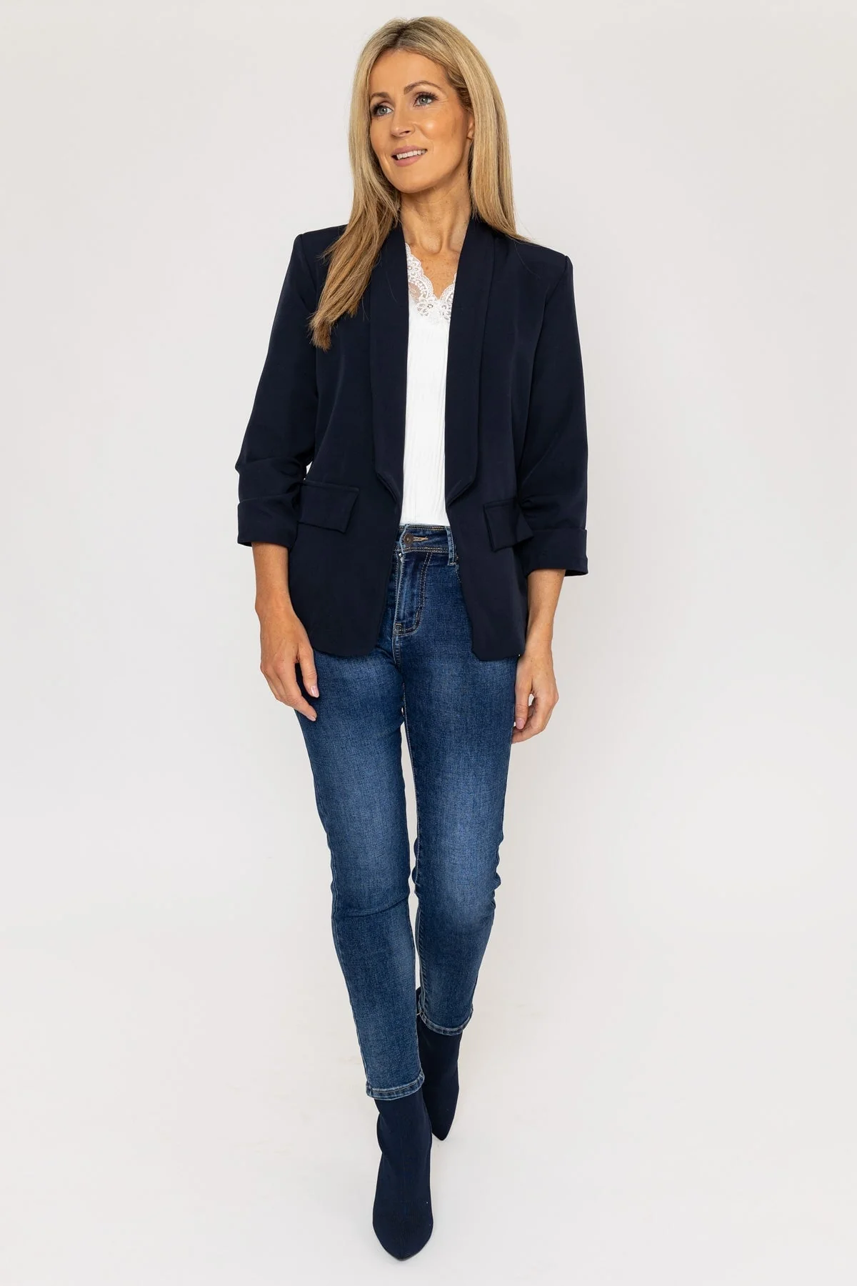 Classic Blazer in Navy