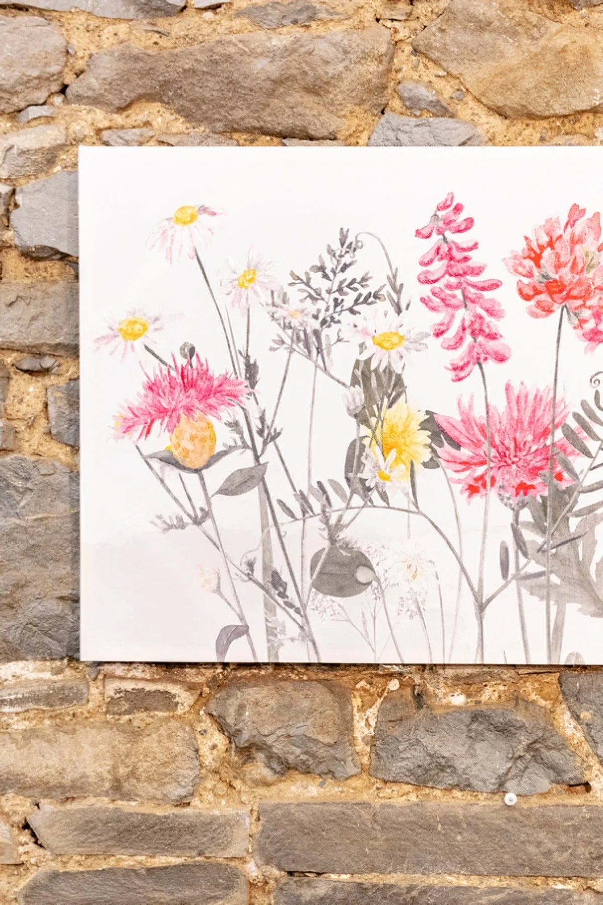 Floral Spray Canvas Wall Art