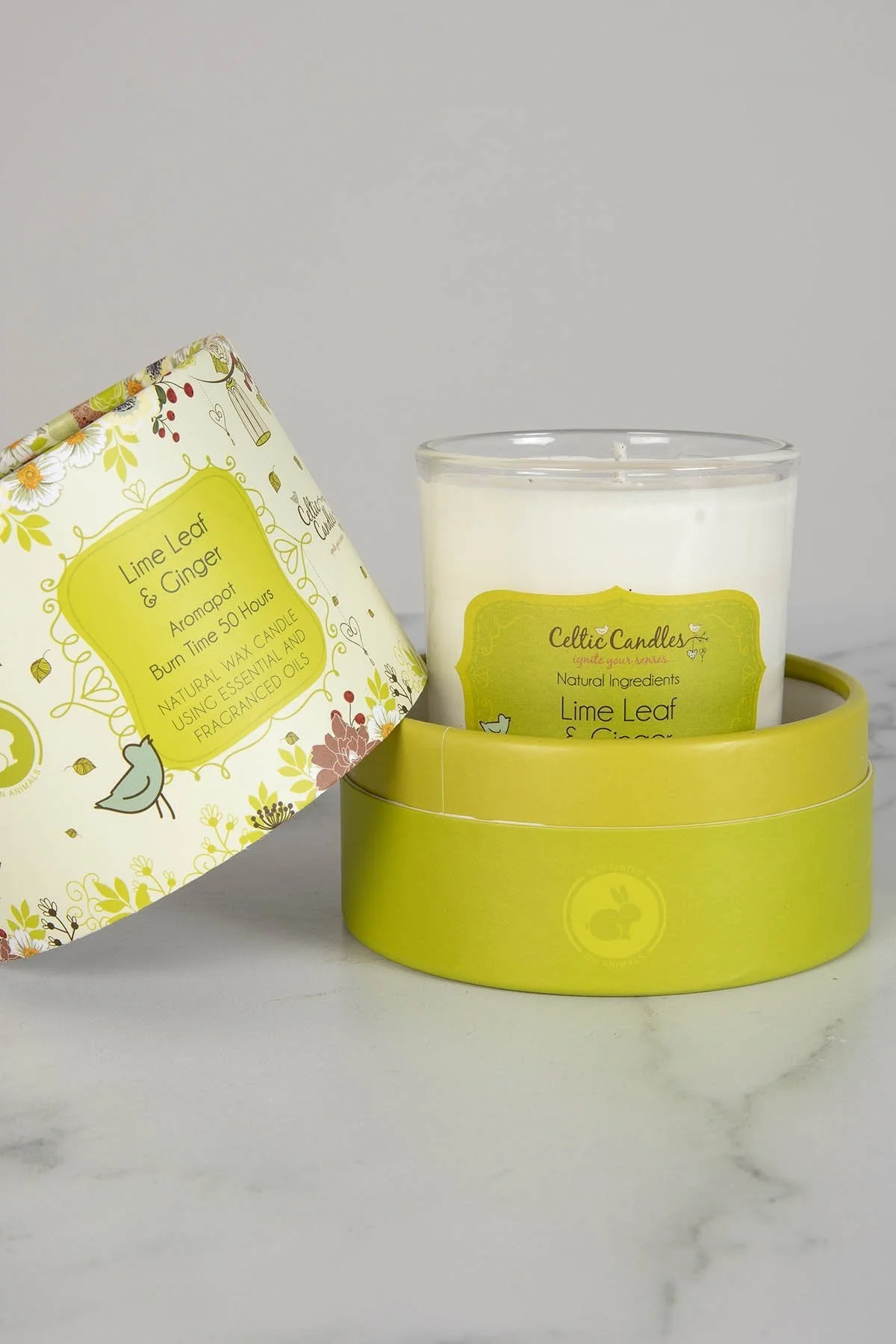 Lime Leaf and Ginger Aromapot Round Tumbler 20cl