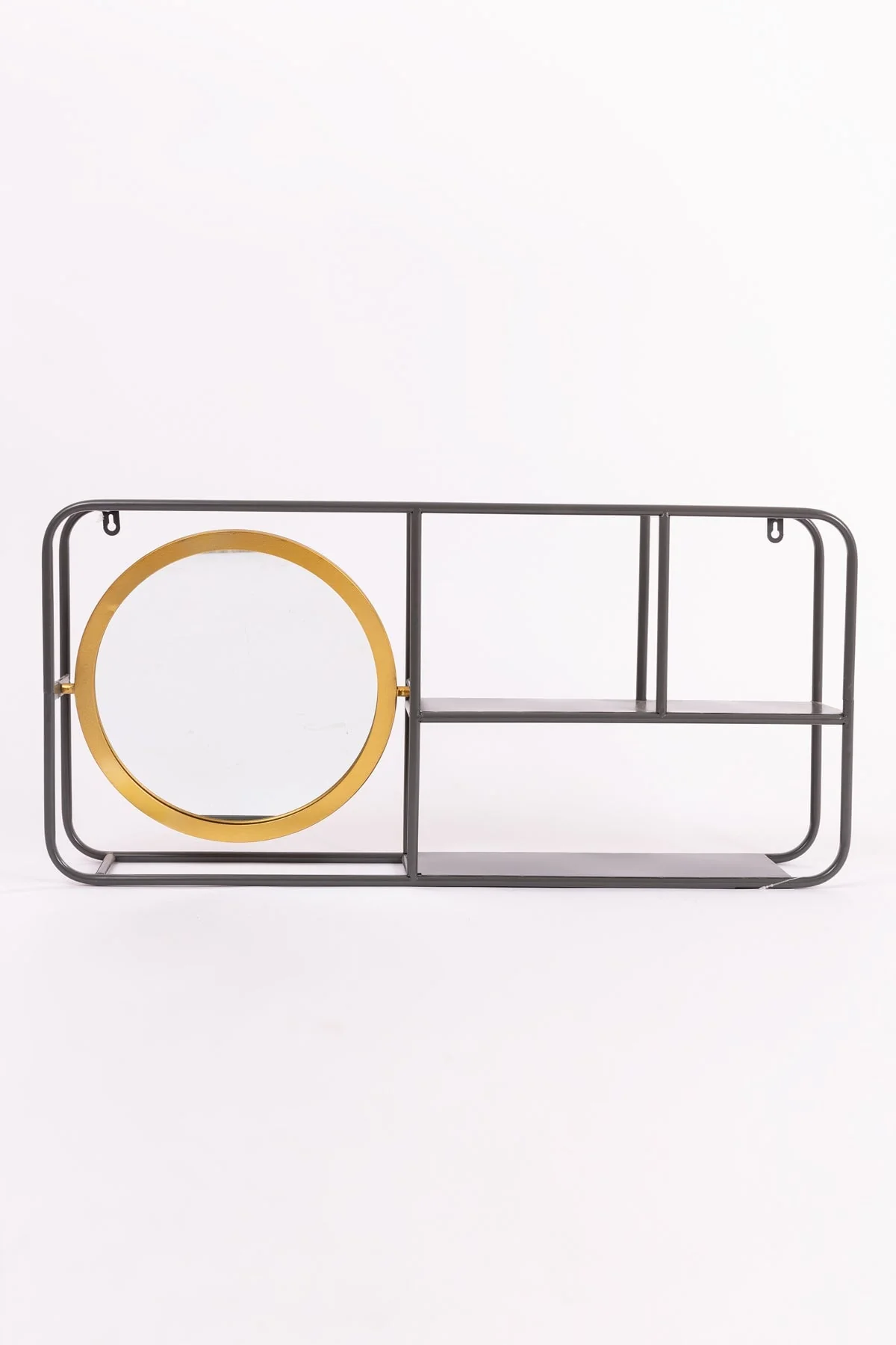 Retro Shelved Wall Mirror