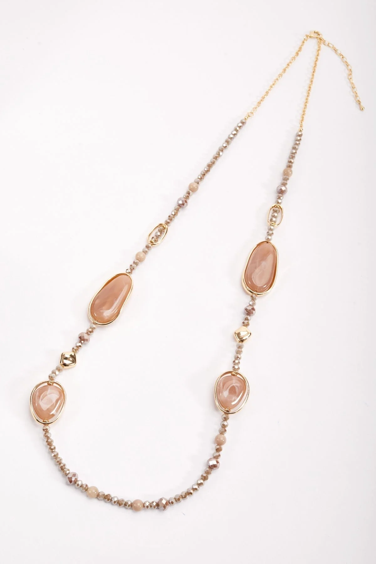 Beaded Stone Necklace