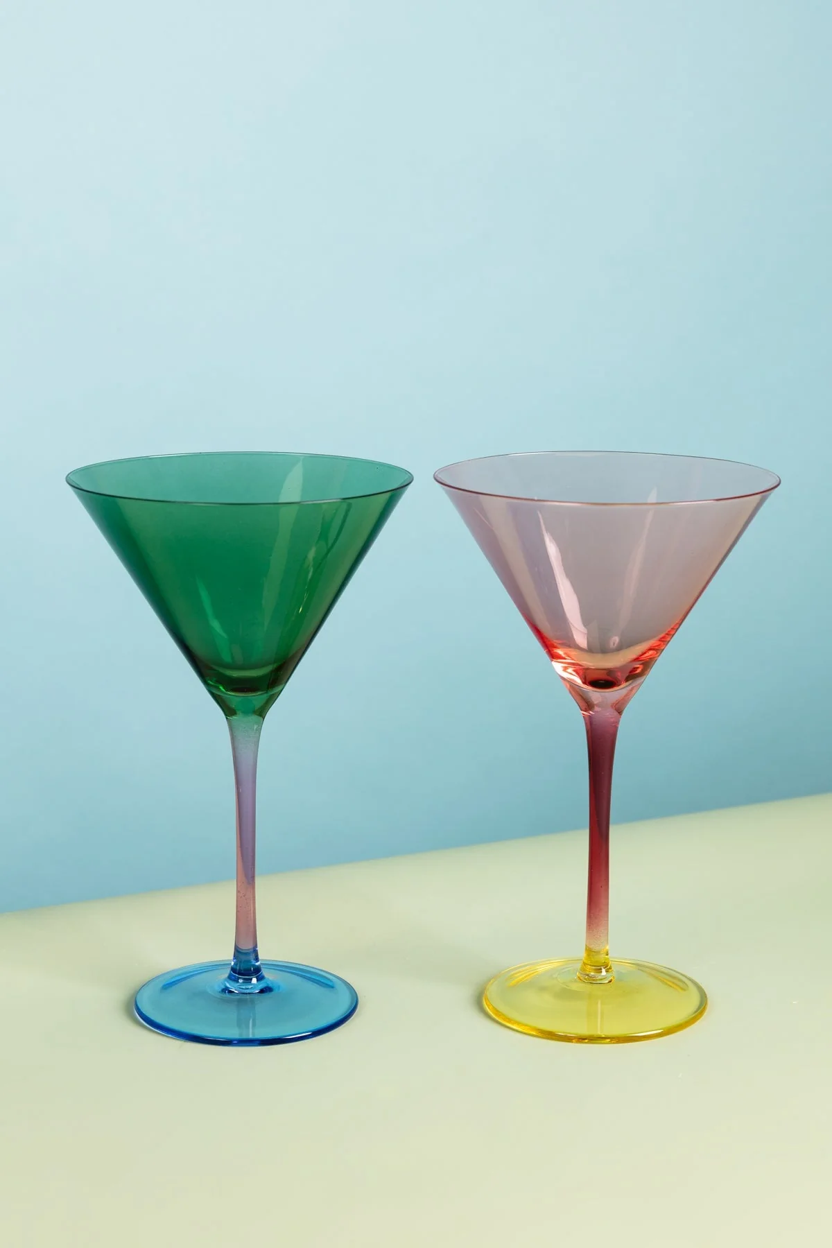 Eclectic Martini Glass Set Of 2