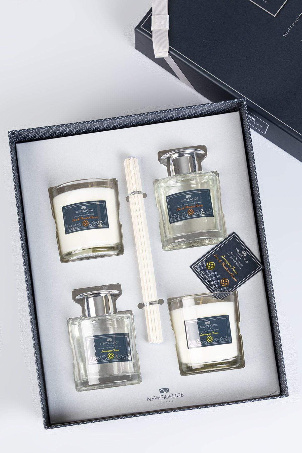 Lemongrass & Mandarin Blossom Candle Set